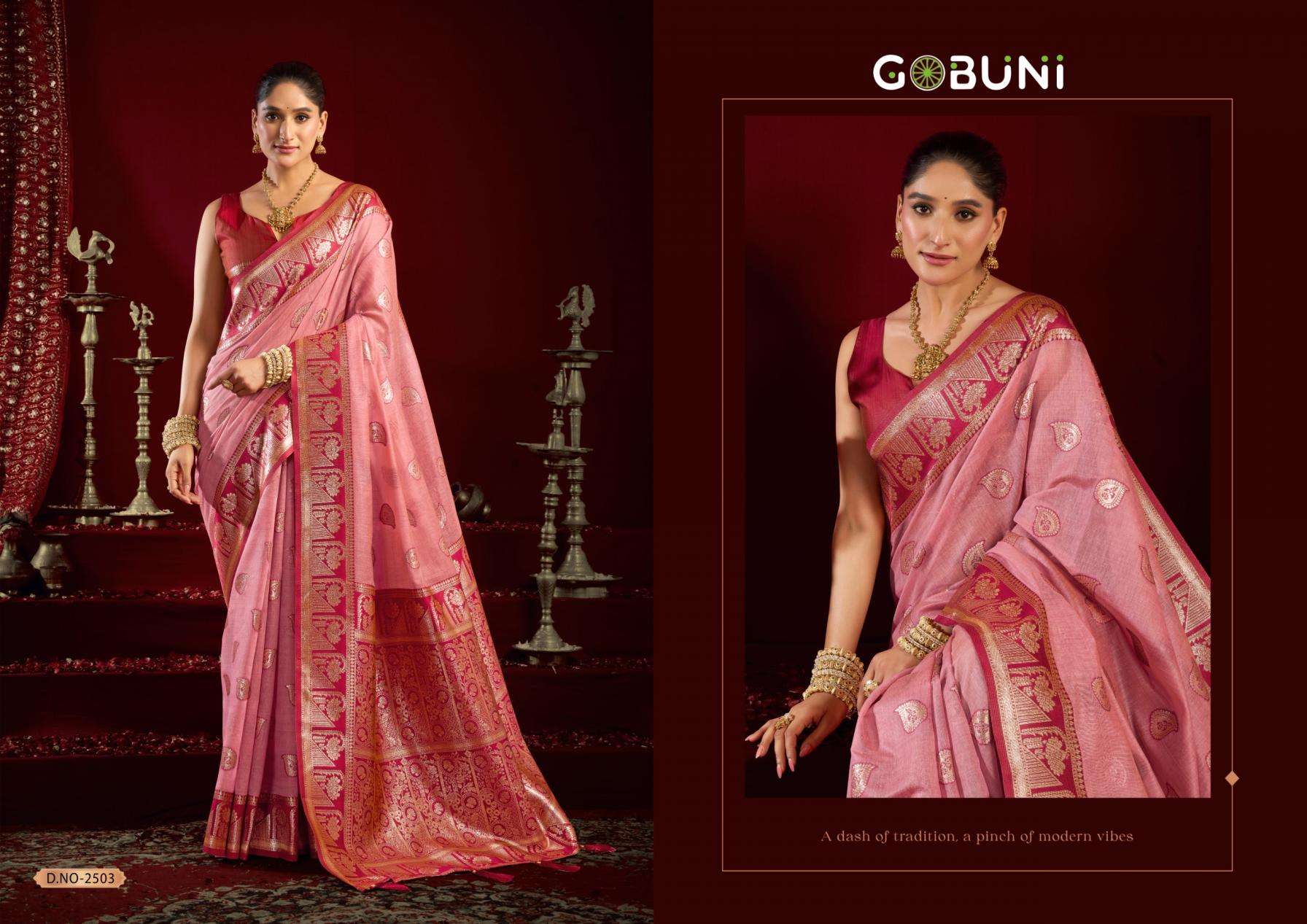 gobuni presents shivika modal banarasi shop stunning sarees for any occasion