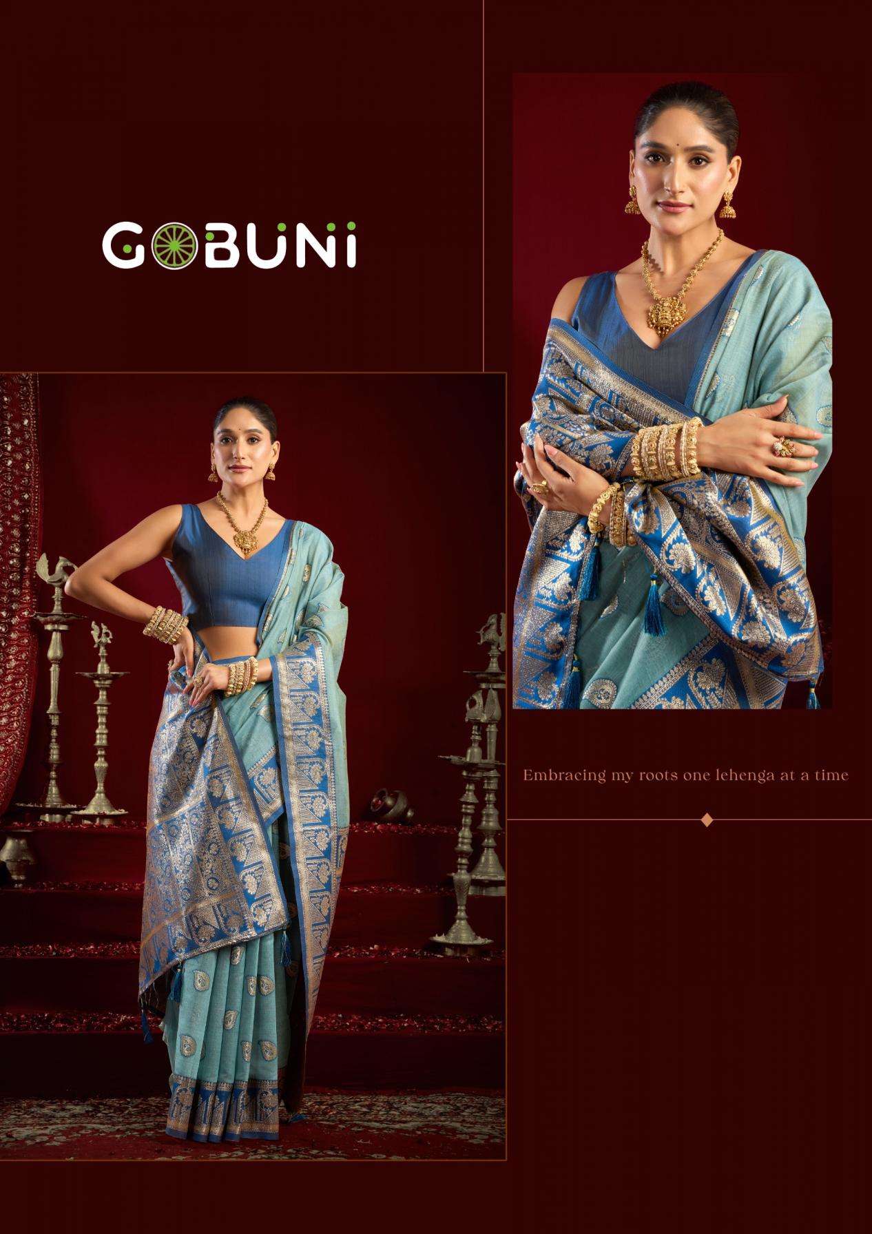 gobuni presents shivika modal banarasi shop stunning sarees for any occasion