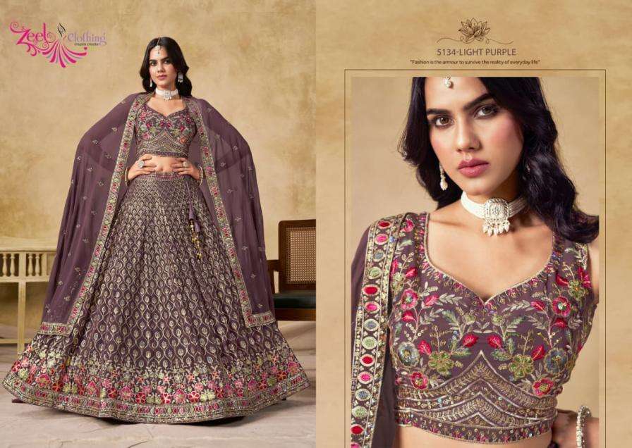 zeel presents culture georgette festive chaniya choli catalog
