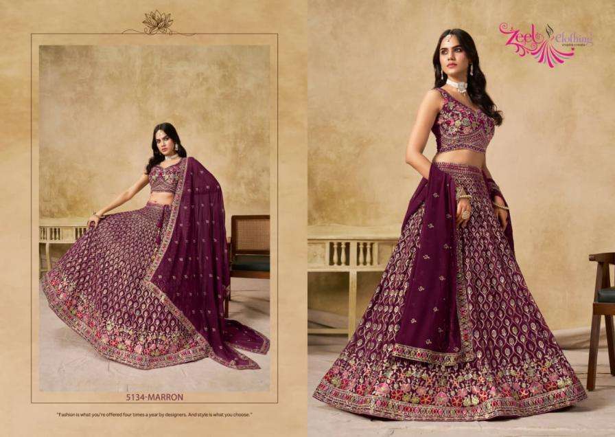 zeel presents culture georgette festive chaniya choli catalog