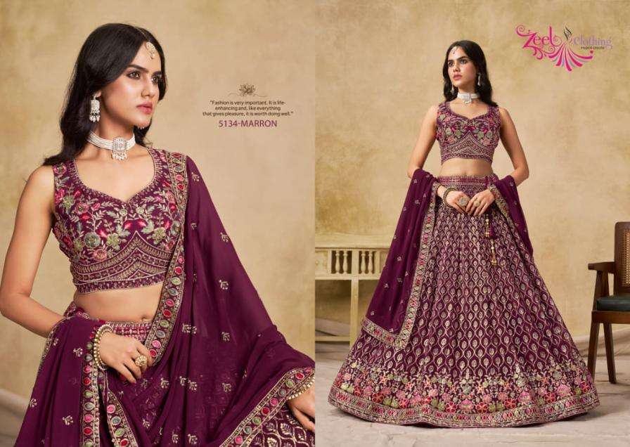 zeel presents culture georgette festive chaniya choli catalog