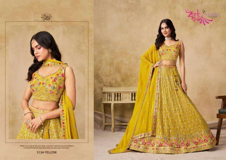 zeel presents culture georgette festive chaniya choli catalog