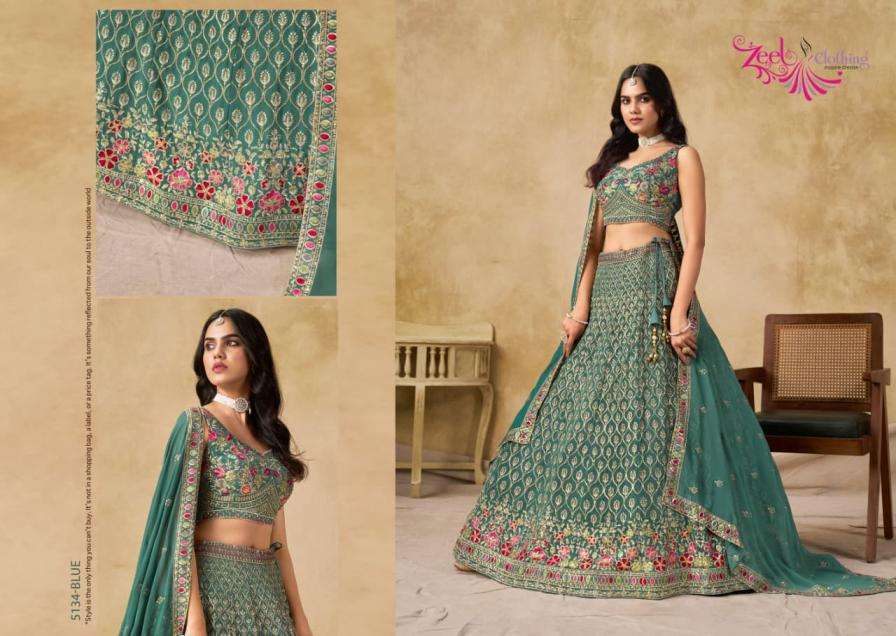zeel presents culture georgette festive chaniya choli catalog