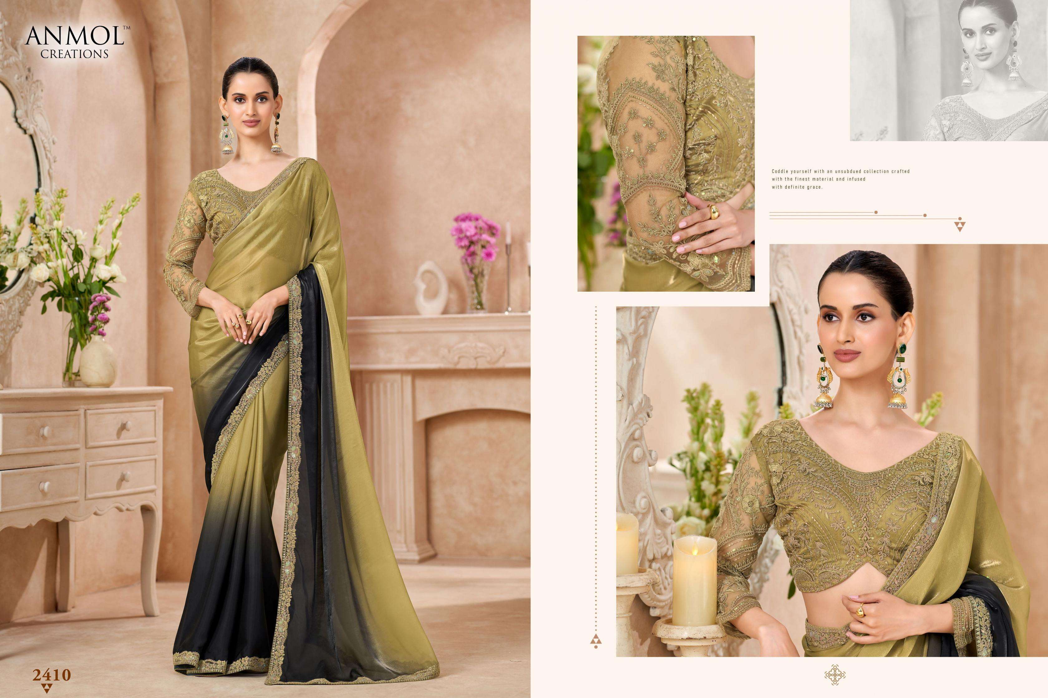 Anmol Creation Presents Kaina Exclusive Fancy Party Wear Trendy Sarees Catalog Wholesaler And Exporter