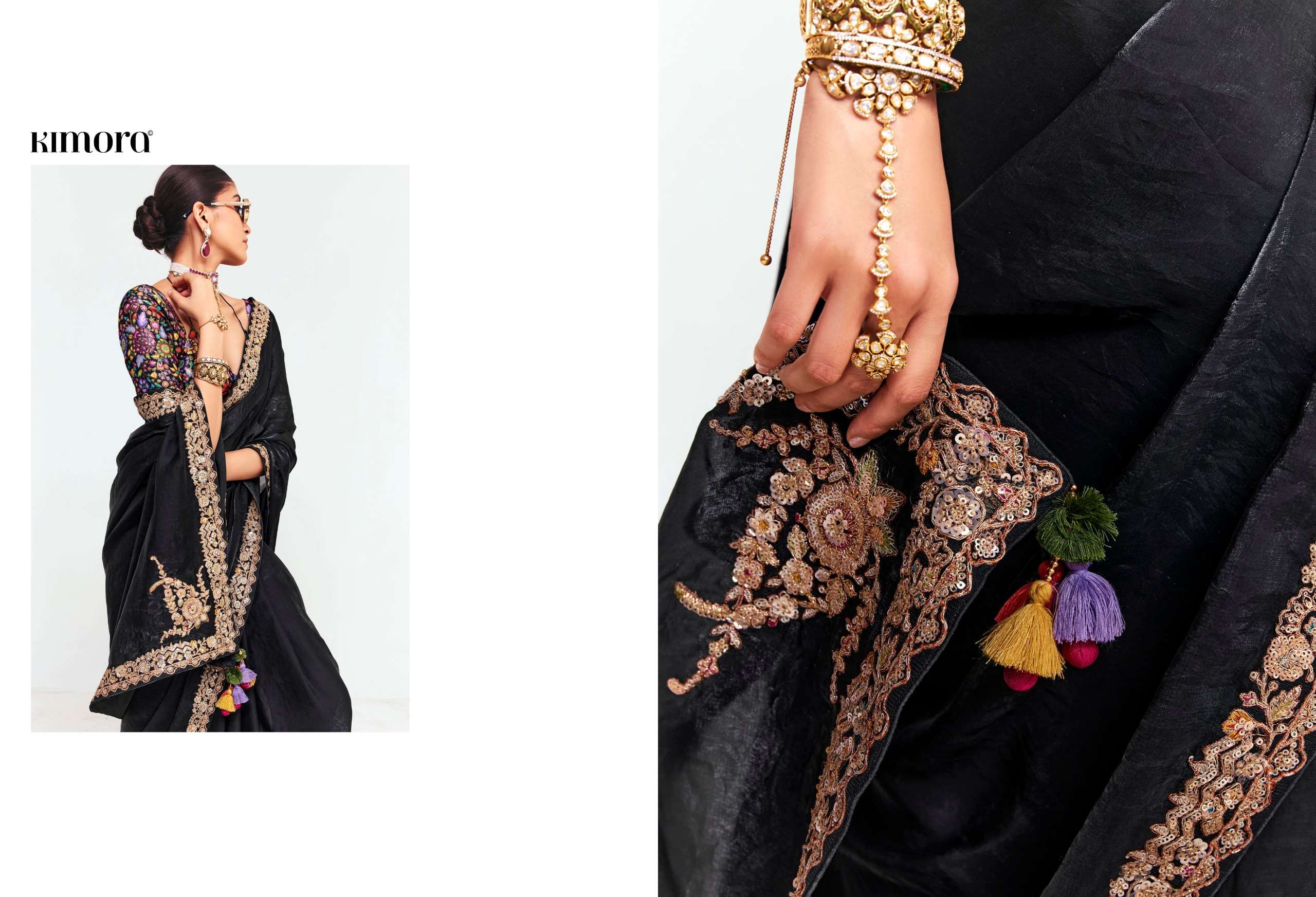 KIMORA PRESENTS DEEWANGI VOL-33 FANCY FEBRICS OCCASION WEAR SAREE CATALOG WHOLESALER AND EXPORTER 