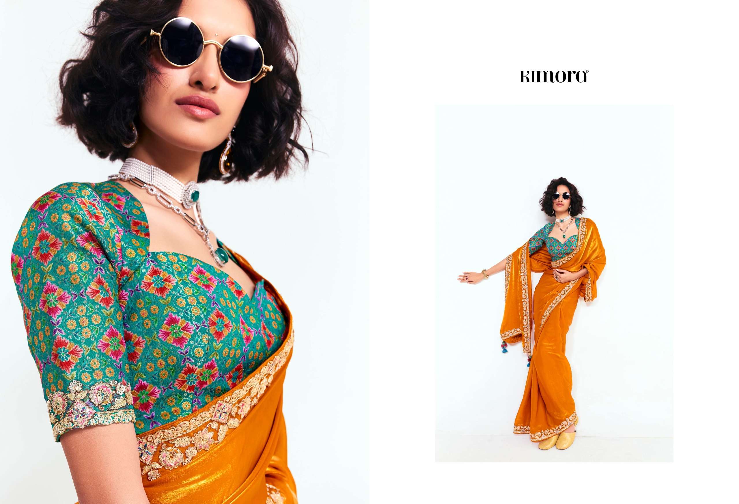 KIMORA PRESENTS DEEWANGI VOL-33 FANCY FEBRICS OCCASION WEAR SAREE CATALOG WHOLESALER AND EXPORTER 