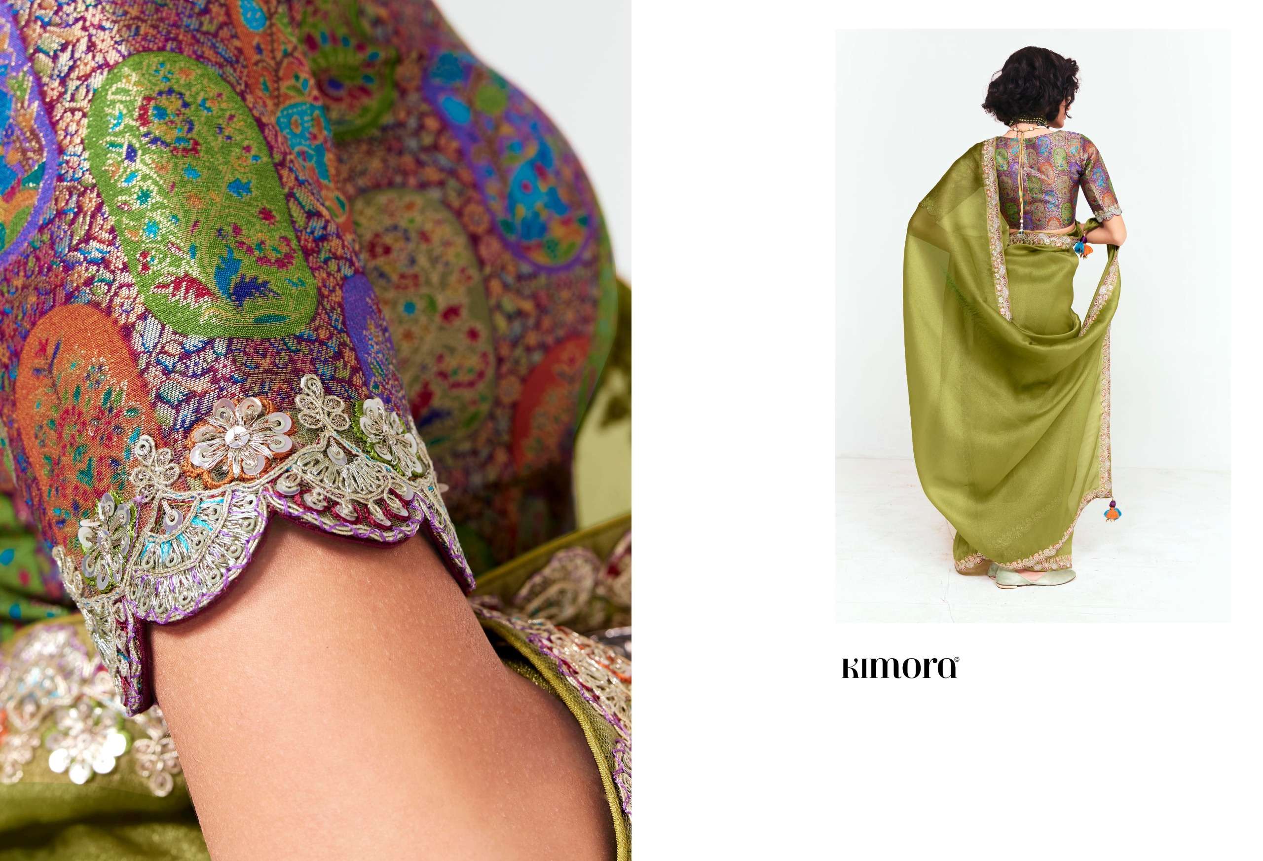 KIMORA PRESENTS DEEWANGI VOL-33 FANCY FEBRICS OCCASION WEAR SAREE CATALOG WHOLESALER AND EXPORTER 