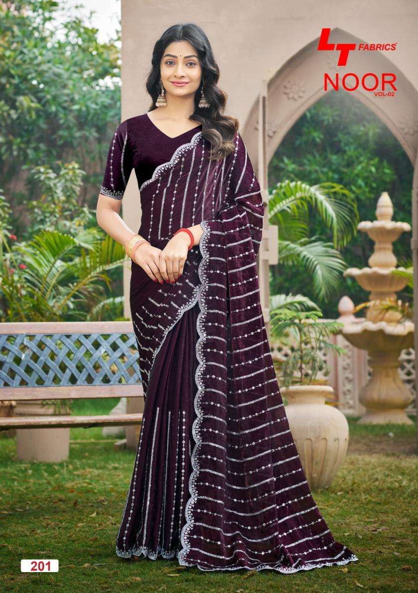 Lt Fashion Presents Noor Vol-2 Fendy Casual Summer Beauty Saree Catalog Wholesaler And Exporter 