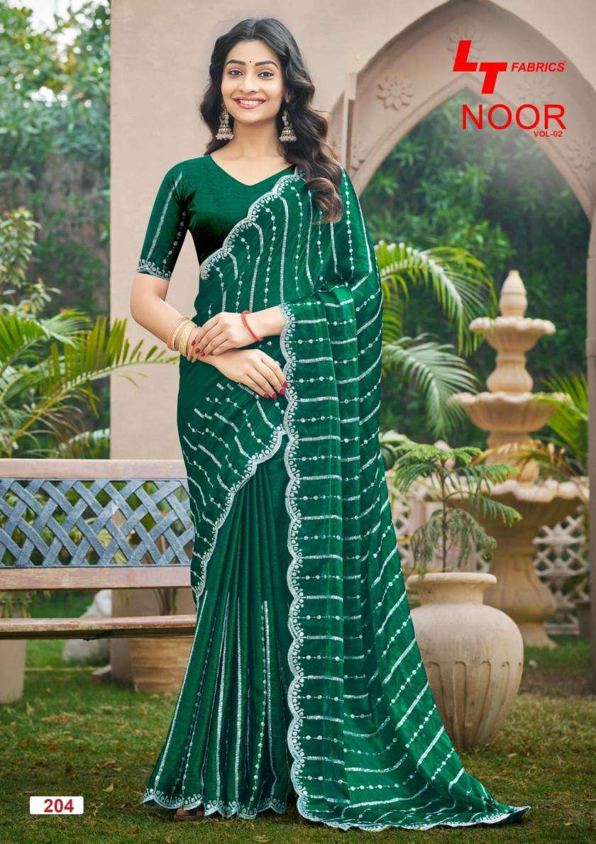 Lt Fashion Presents Noor Vol-2 Fendy Casual Summer Beauty Saree Catalog Wholesaler And Exporter 