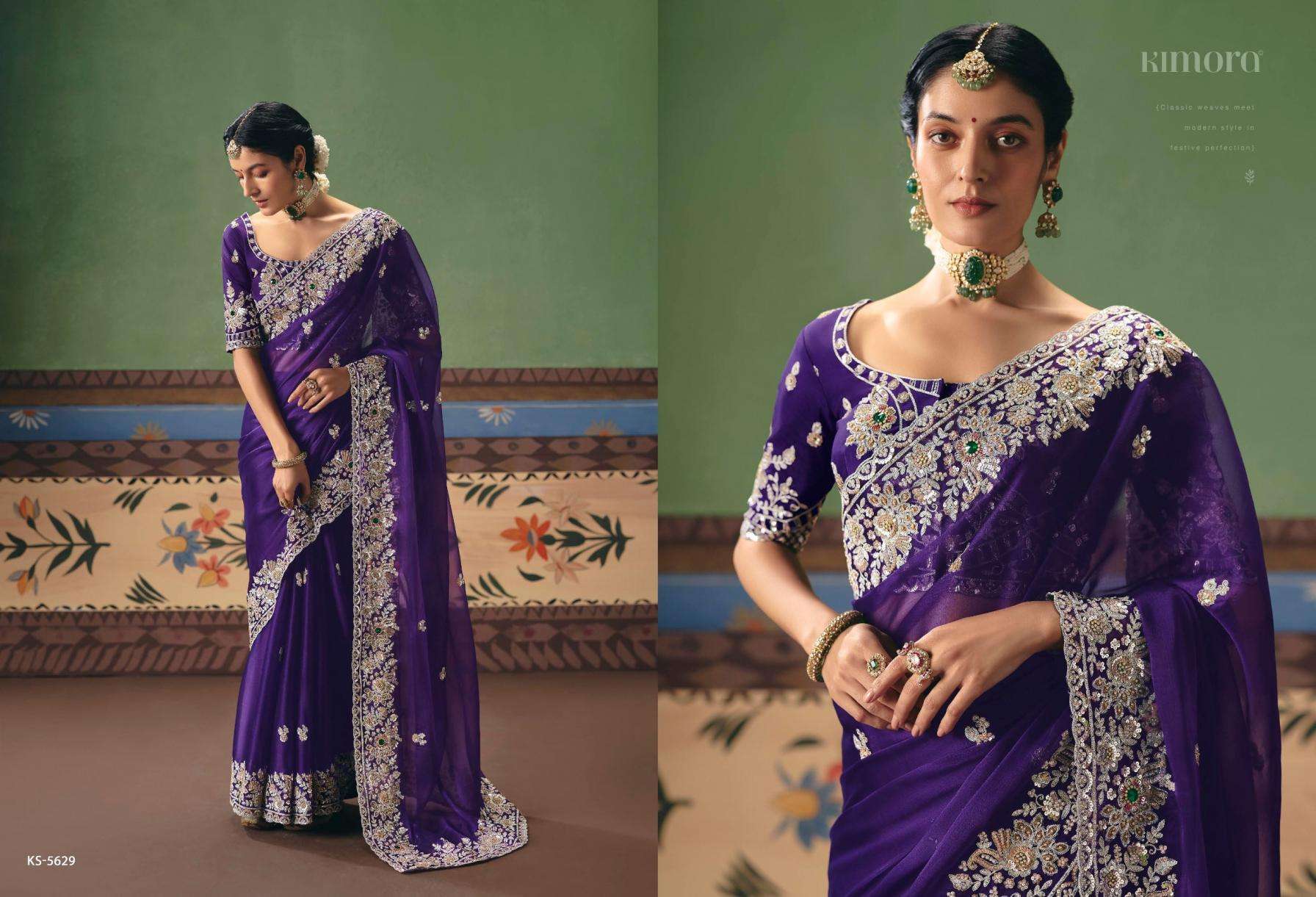 kimora presents shringar vol 14 5621-5631 premium sarees catalog collection