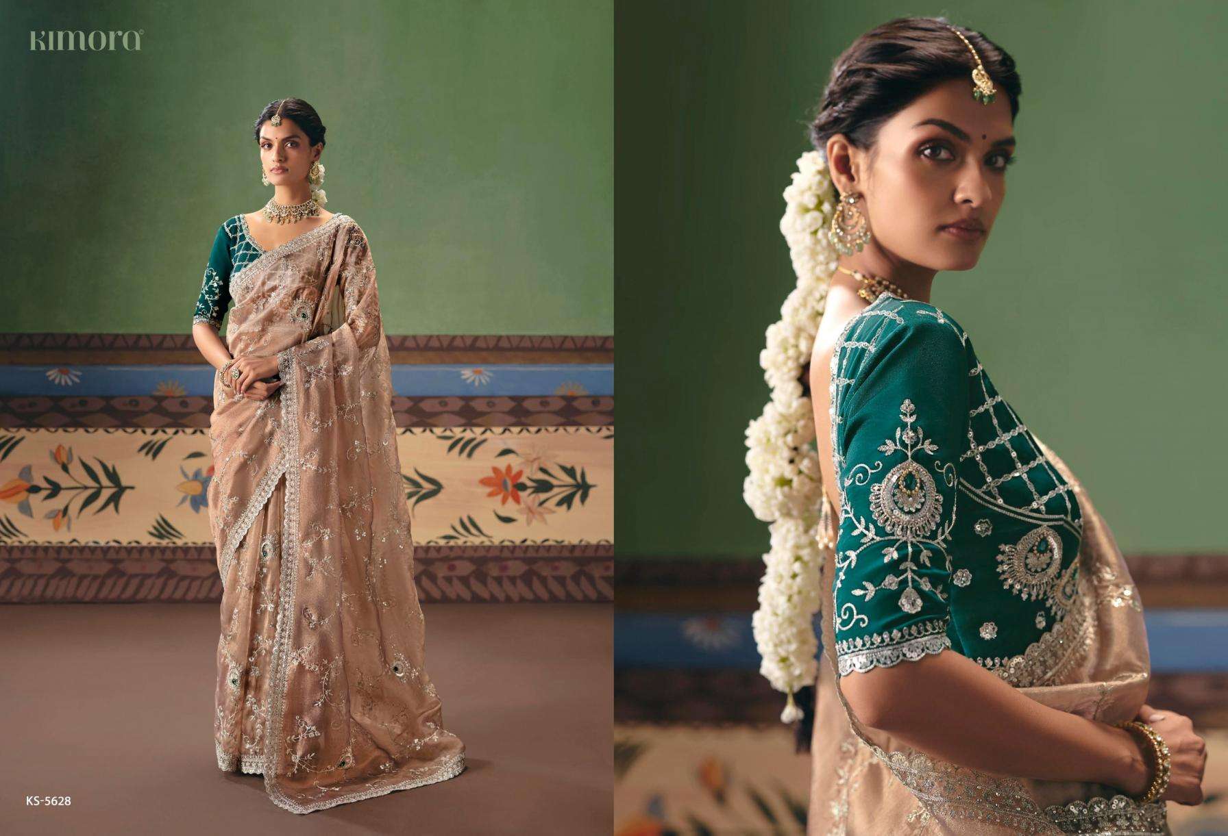 kimora presents shringar vol 14 5621-5631 premium sarees catalog collection