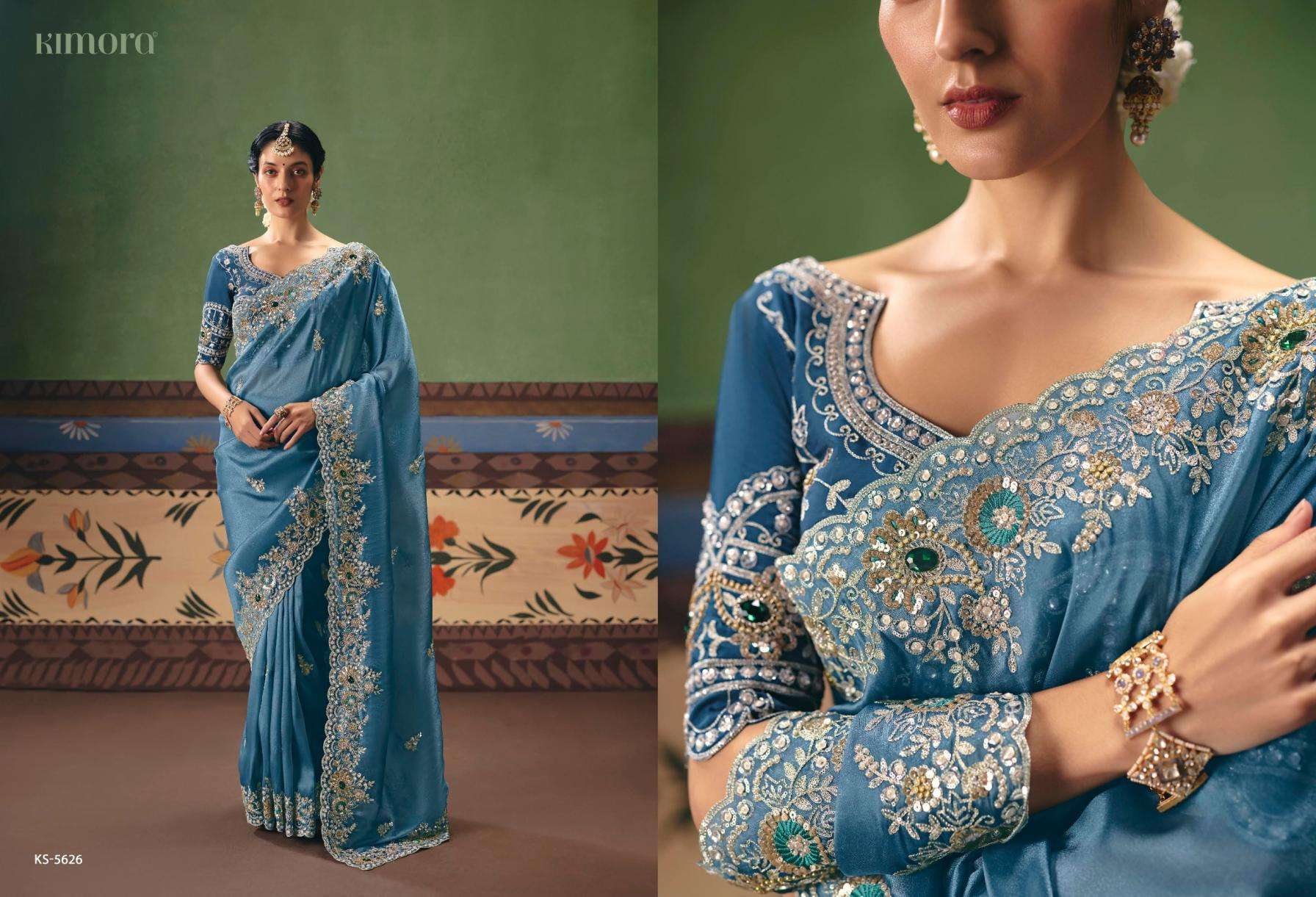 kimora presents shringar vol 14 5621-5631 premium sarees catalog collection