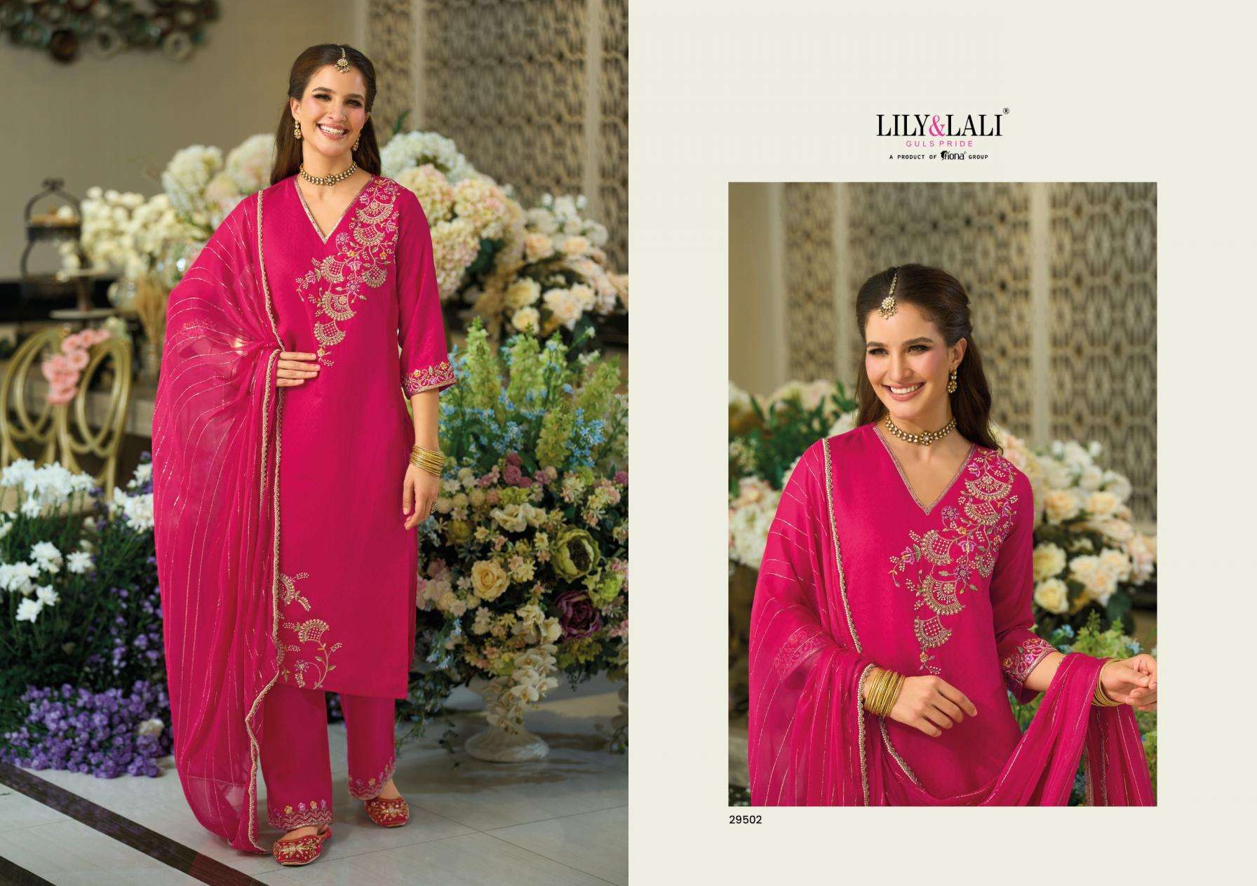 Lily & Lali Presents Dedaar Viscose Silk Premium Readymade 3pcs Dress Catalog Wholesaler And Exporter 