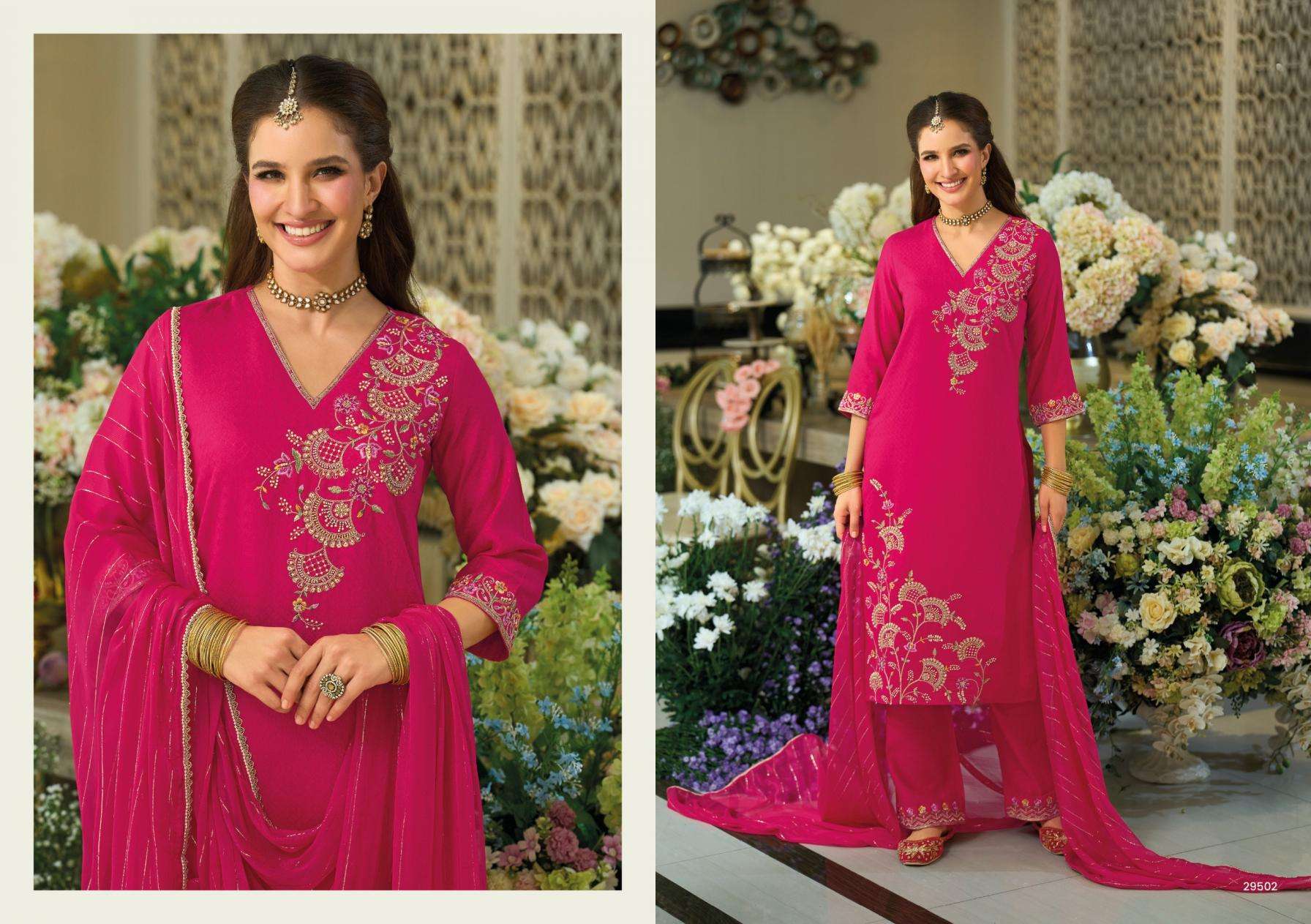 Lily & Lali Presents Dedaar Viscose Silk Premium Readymade 3pcs Dress Catalog Wholesaler And Exporter 