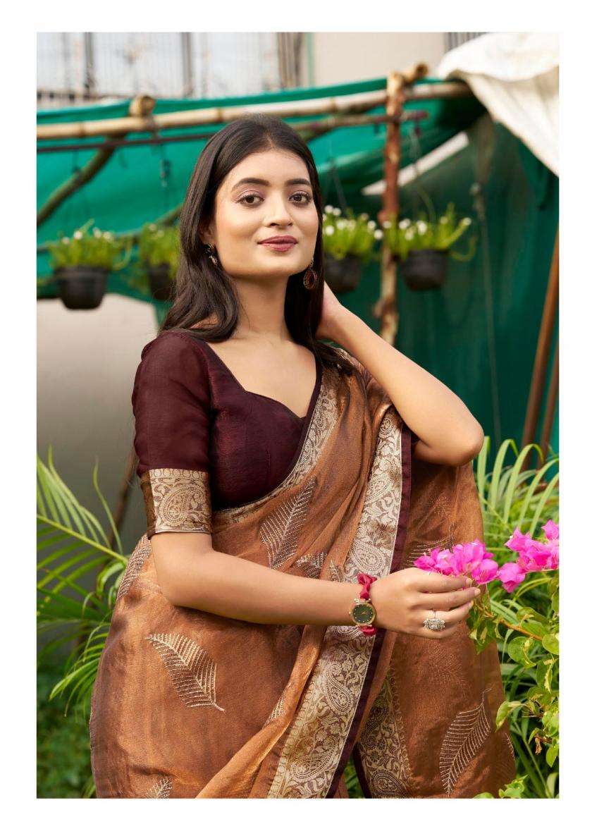 Lt Fashion Presents Signature Vol-29 Nylon Glossy Jacquard Attractive Saree Catalog Wholesaler And Exporter 