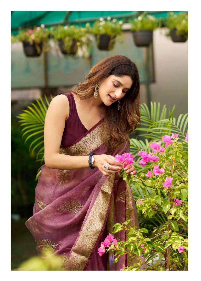 Lt Fashion Presents Signature Vol-29 Nylon Glossy Jacquard Attractive Saree Catalog Wholesaler And Exporter 