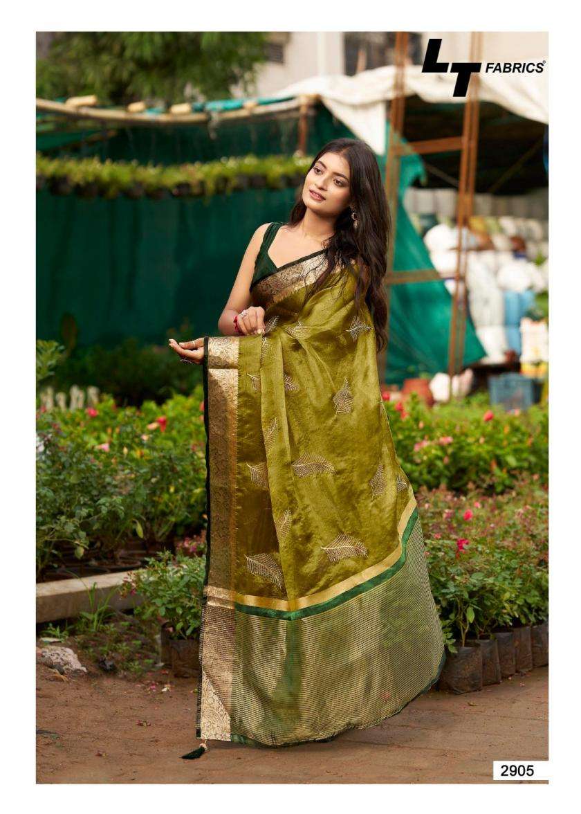 Lt Fashion Presents Signature Vol-29 Nylon Glossy Jacquard Attractive Saree Catalog Wholesaler And Exporter 