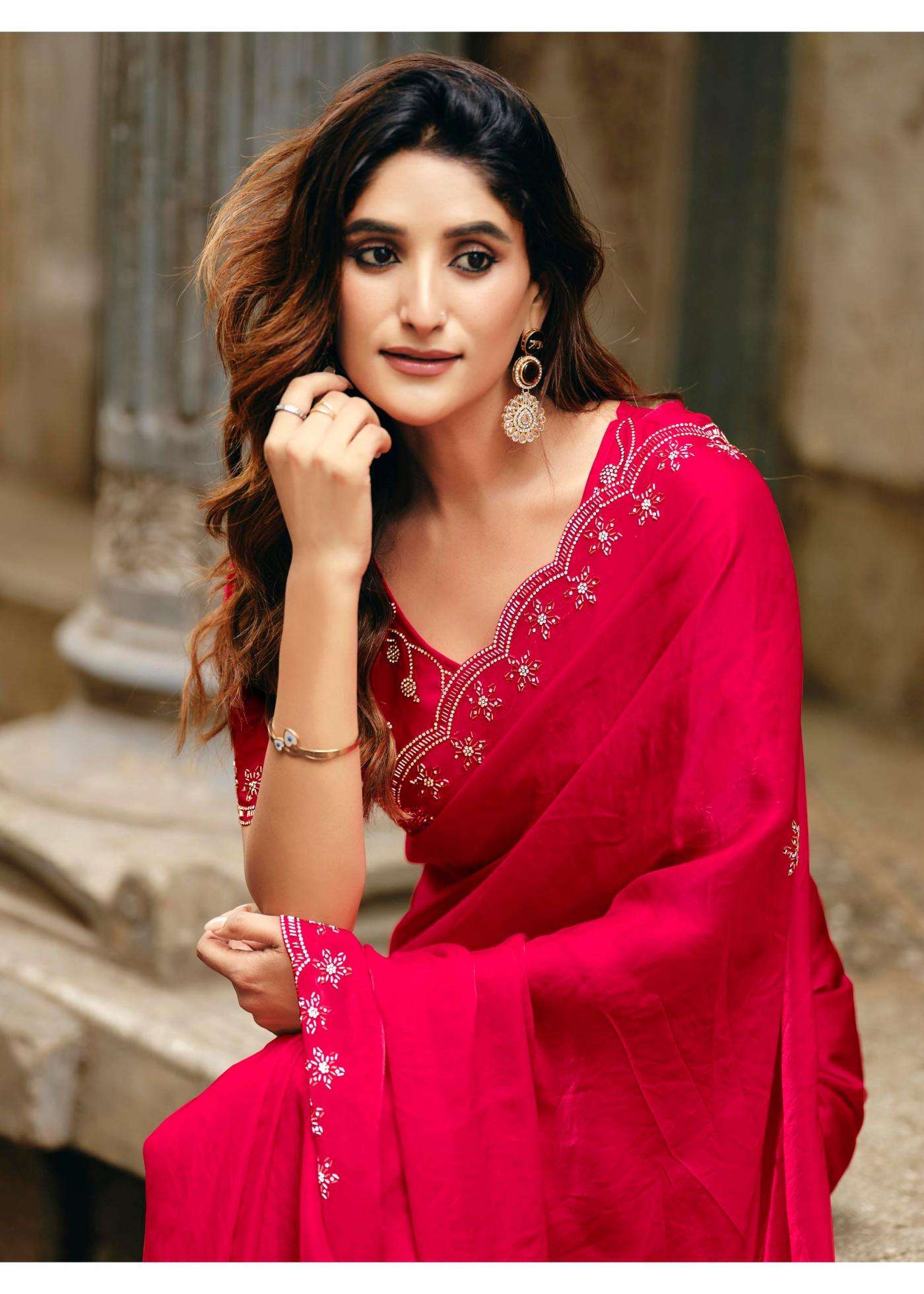 Lt Fashion Presents Signature Vol-35 Amazing Nylon Glossy Fabric Sarees Catalog Wholesaler And Exporter 