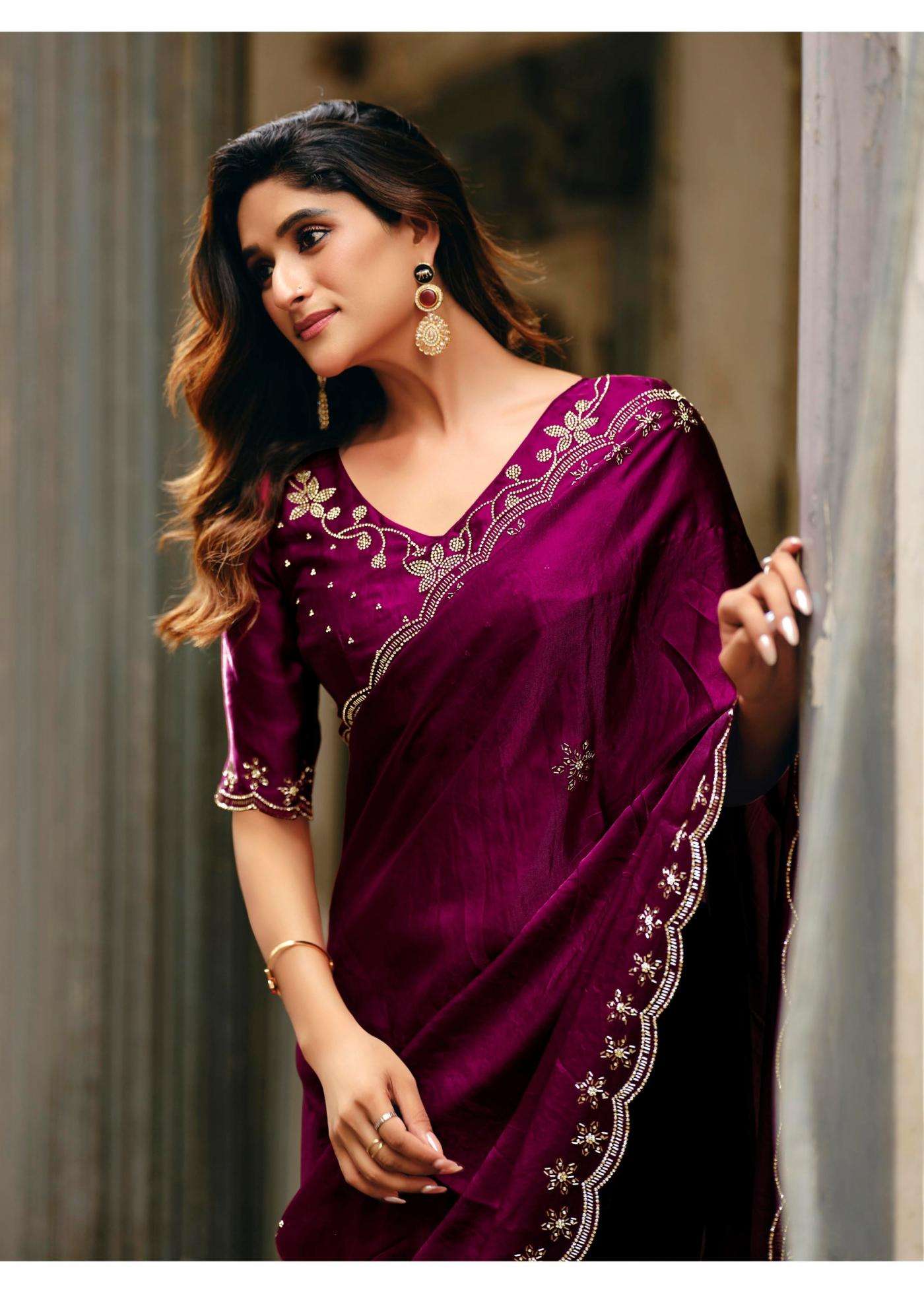 Lt Fashion Presents Signature Vol-35 Amazing Nylon Glossy Fabric Sarees Catalog Wholesaler And Exporter 