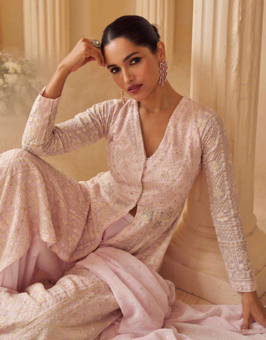 sayuri designer chaavi readymade premium kurti plazzo with dupatta Catalog wholesaler and exporter 