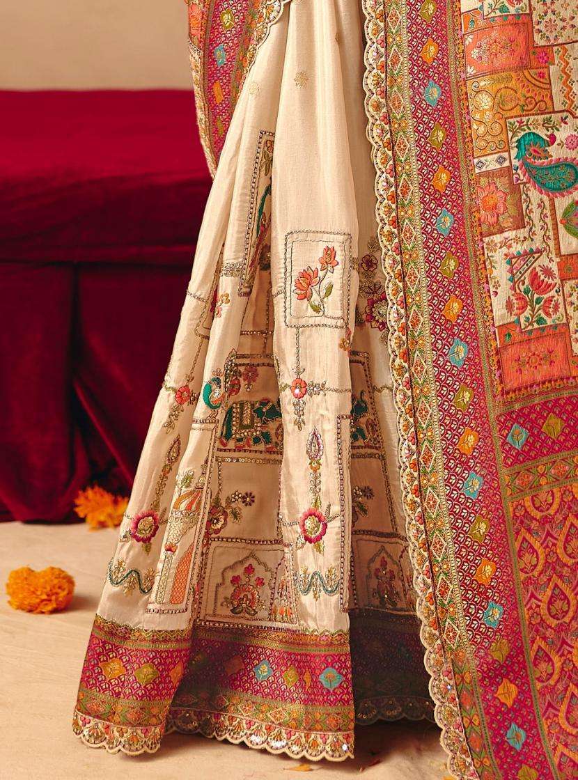 tathastu presents anaara 8201-8212 dola zari silk traditional bridan wear sarees catalog wholesaler and exporters