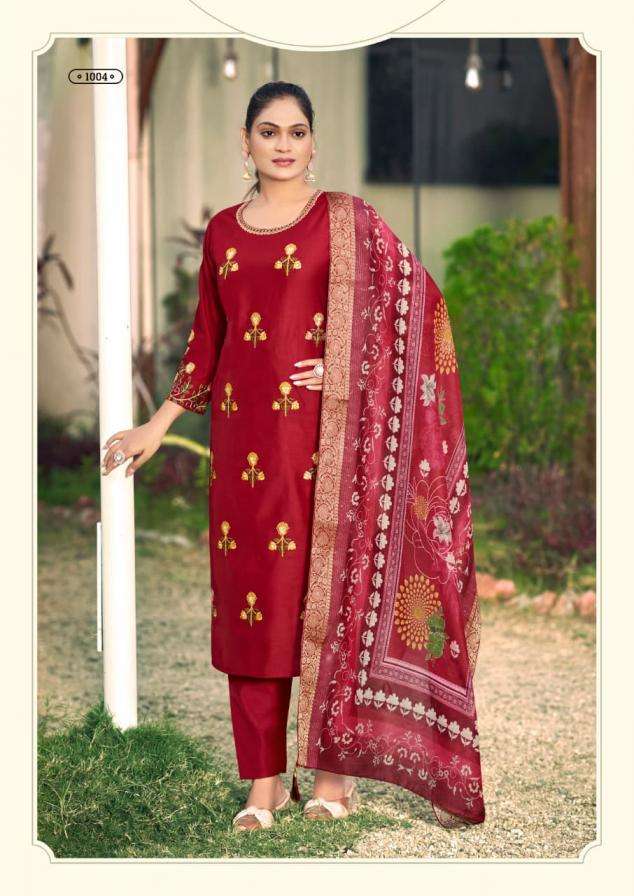 Woodee Presents Himani Viscose Gadhawal Readymade Suit For Womens Catalog Wholesaler 