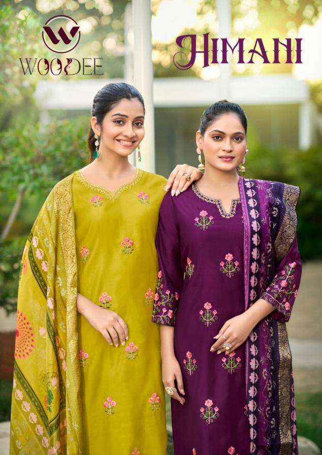 Woodee Presents Himani Viscose Gadhawal Readymade Suit For Womens Catalog Wholesaler 