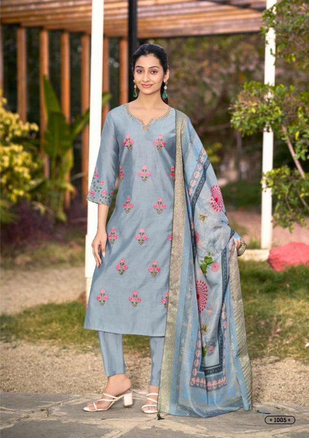 Woodee Presents Himani Viscose Gadhawal Readymade Suit For Womens Catalog Wholesaler 