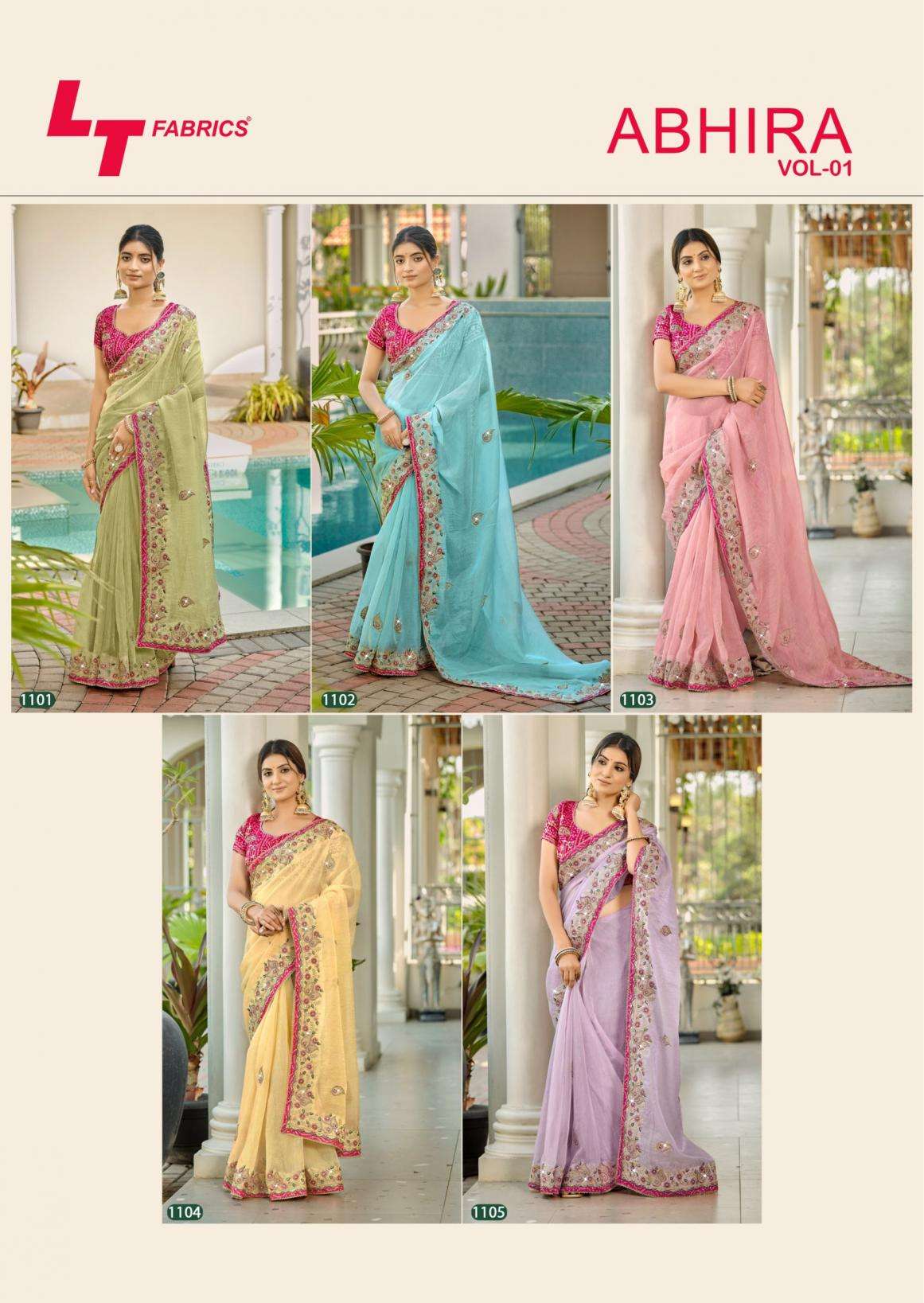 lt fashion presents abhira vol 1 indrani silk party wear shop glamorous styles sarees