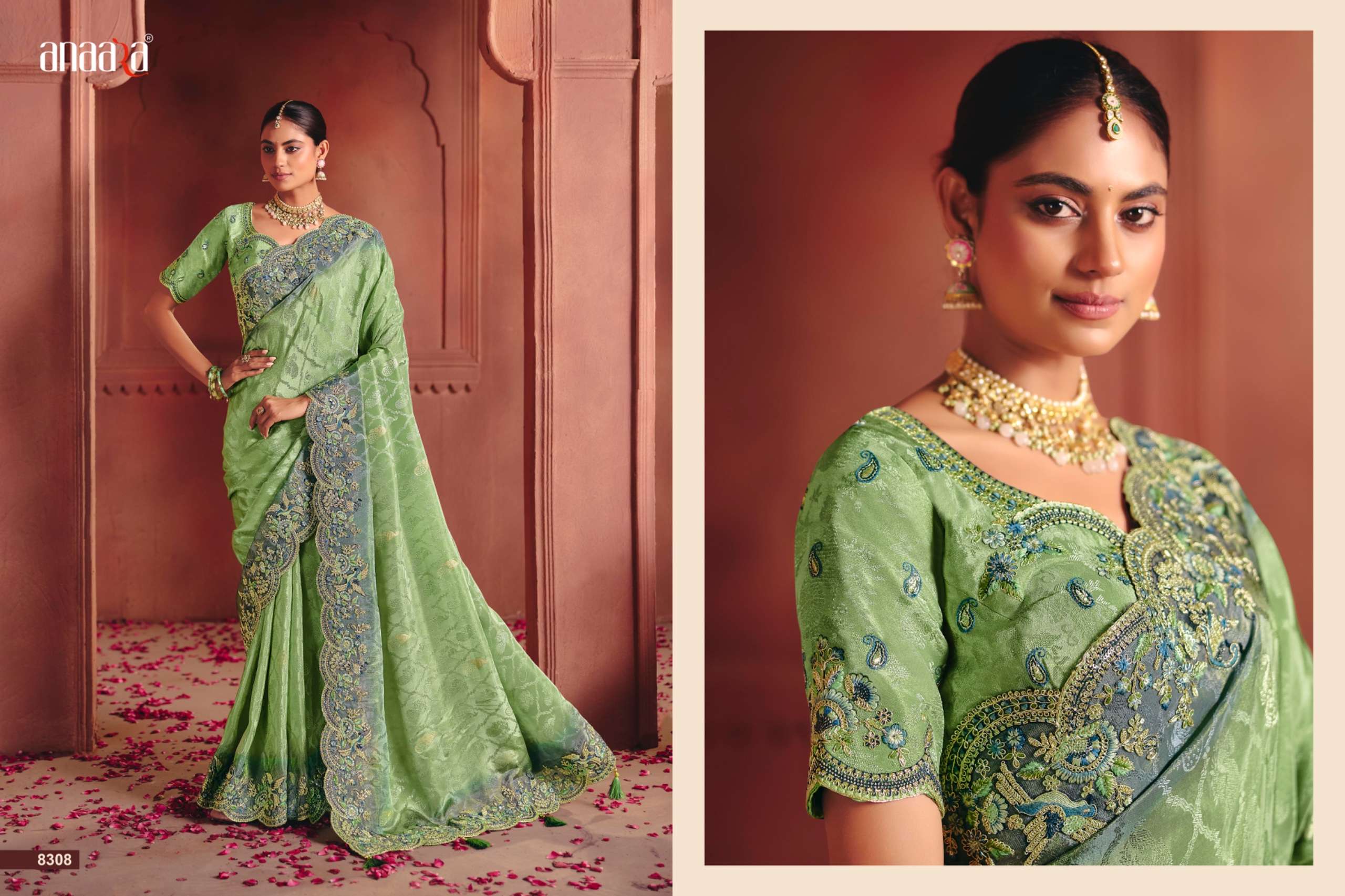 TATHASTU PRESENT ANAARA 8300 SERIES BRIDAL DESIGNER SAREES CATALOG WHOLESALER AND EXPORTERS IN SURAT