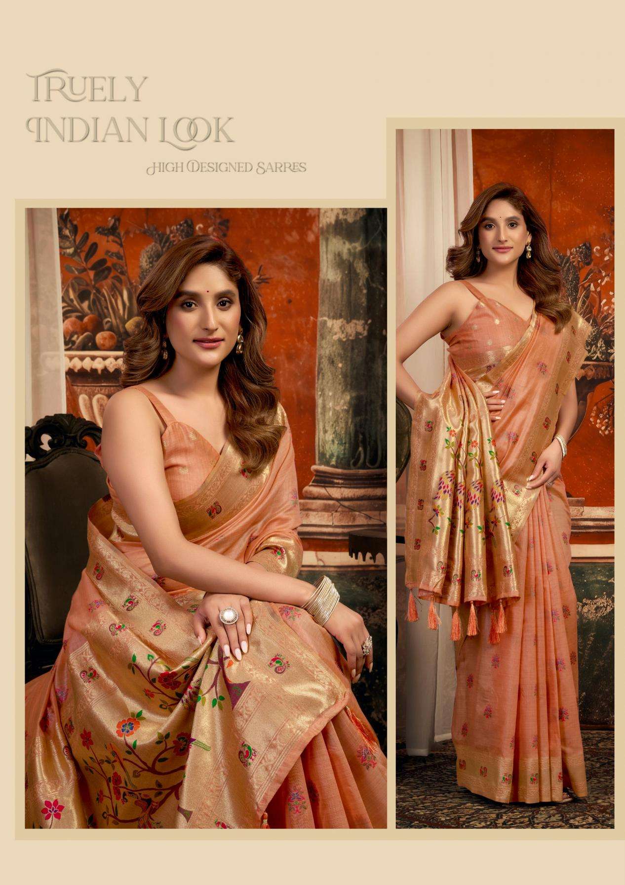 Gobuni Presents Sakshi Fashionable Super Kota Paithani Saree Catalog Wholesaler And Exporteer 