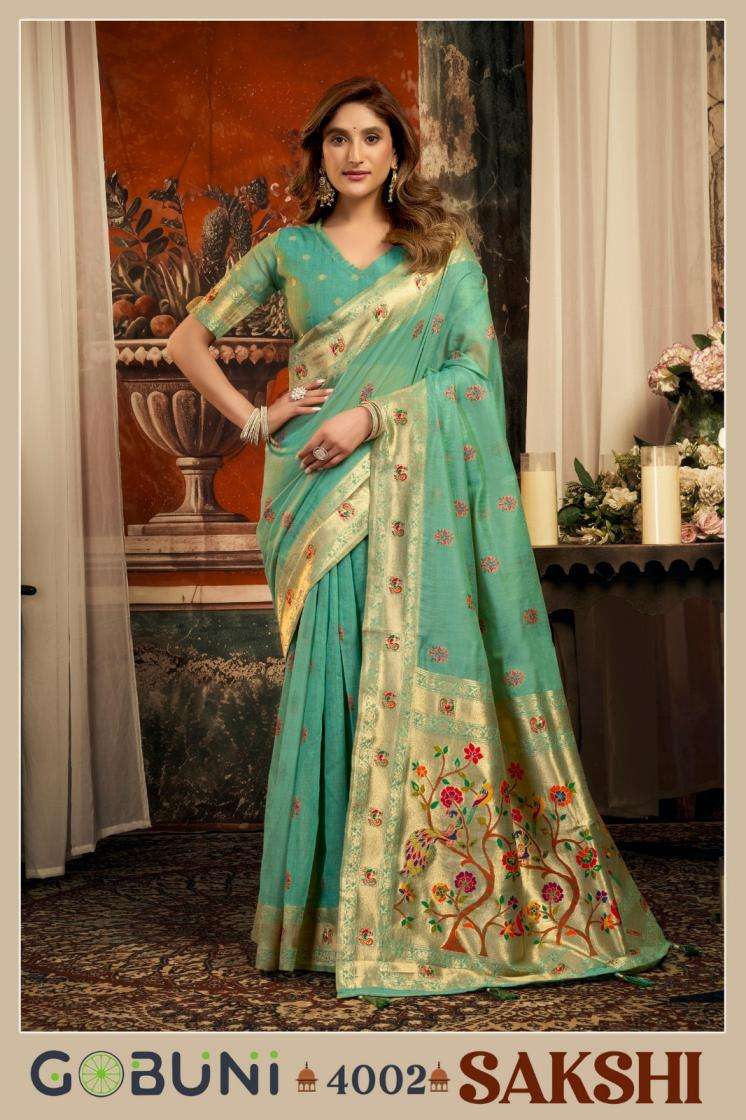 Gobuni Presents Sakshi Fashionable Super Kota Paithani Saree Catalog Wholesaler And Exporteer 