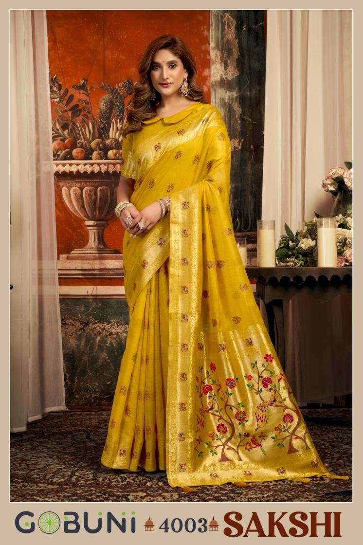 Gobuni Presents Sakshi Fashionable Super Kota Paithani Saree Catalog Wholesaler And Exporteer 