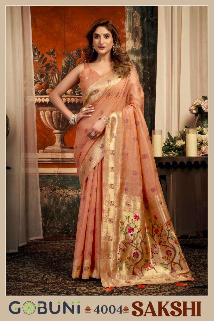 Gobuni Presents Sakshi Fashionable Super Kota Paithani Saree Catalog Wholesaler And Exporteer 