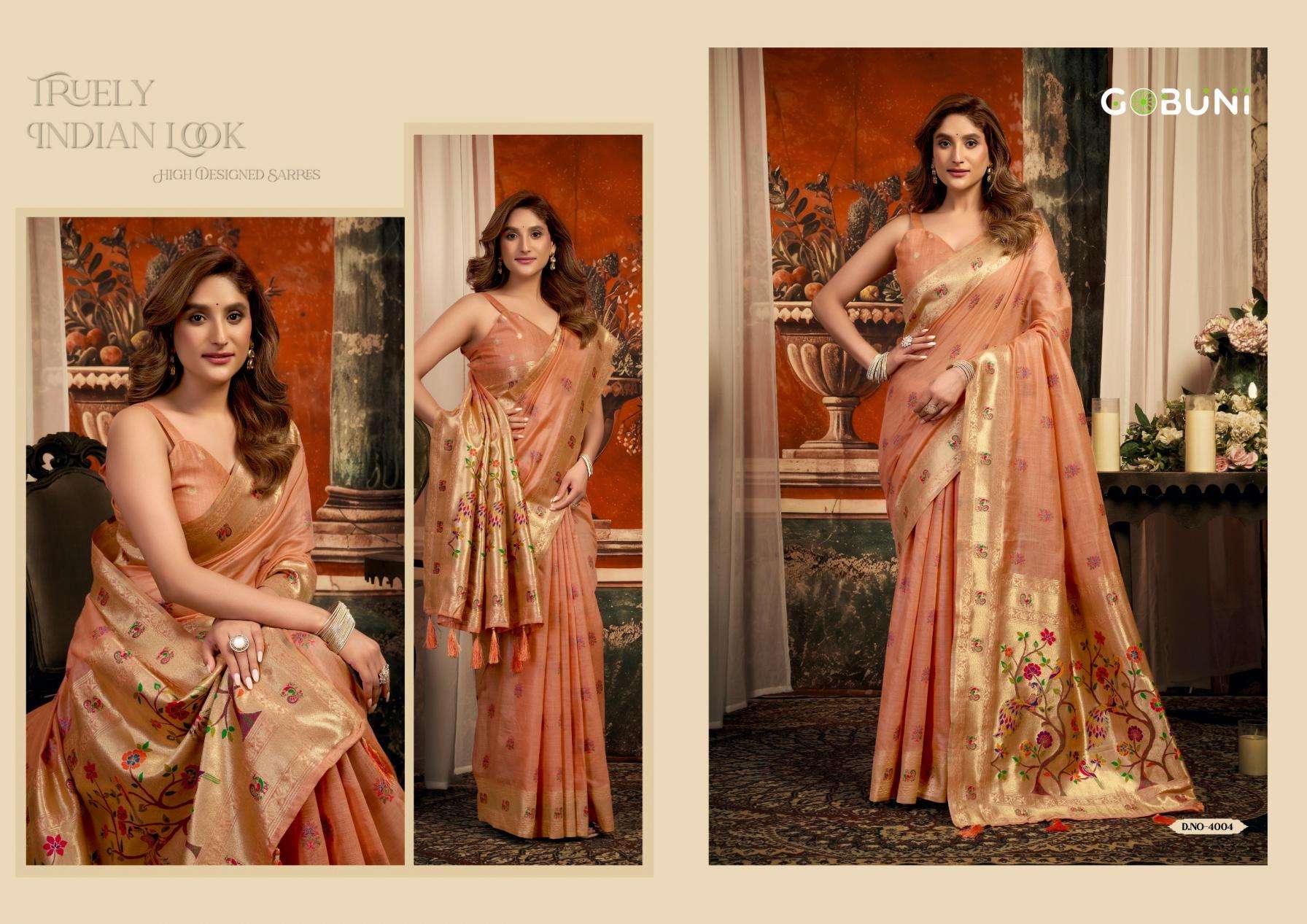 Gobuni Presents Sakshi Fashionable Super Kota Paithani Saree Catalog Wholesaler And Exporteer 