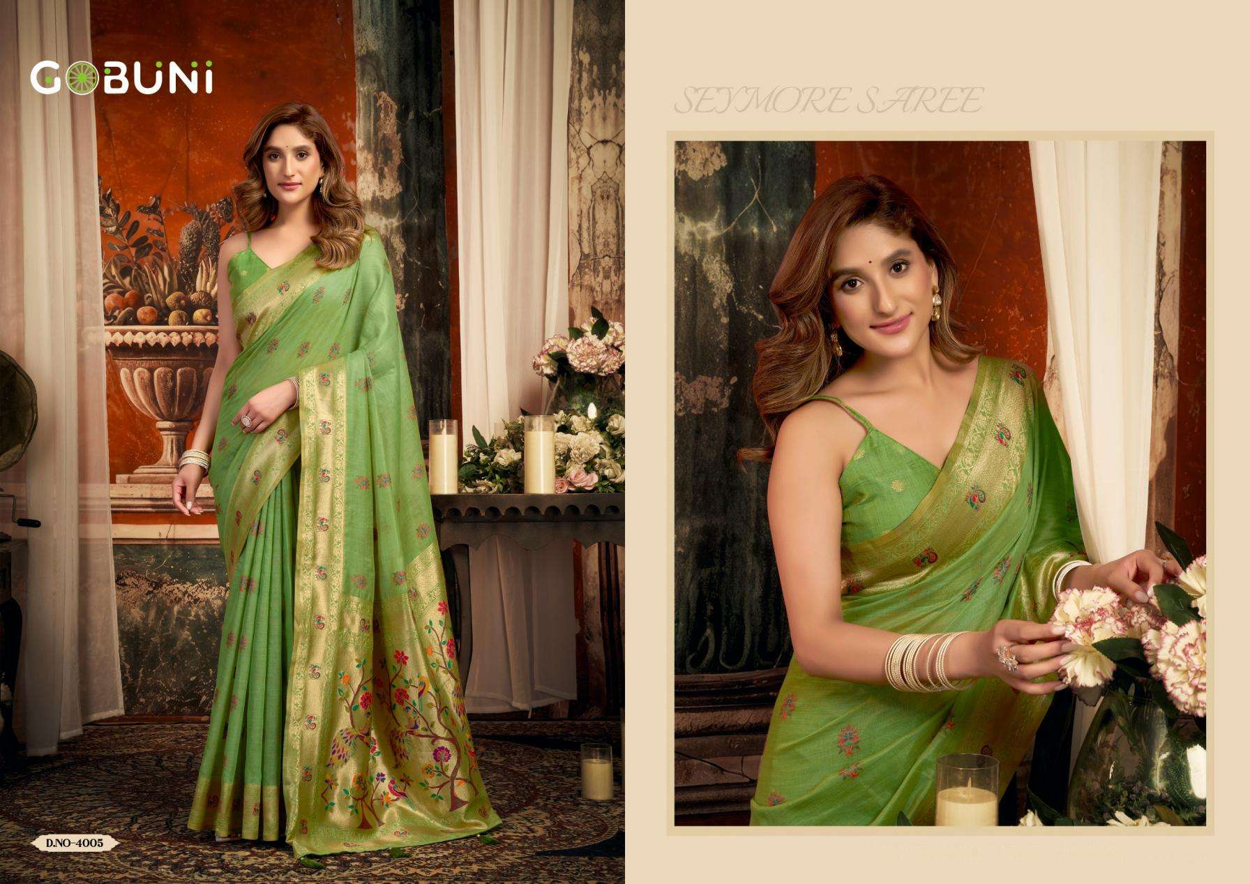 Gobuni Presents Sakshi Fashionable Super Kota Paithani Saree Catalog Wholesaler And Exporteer 
