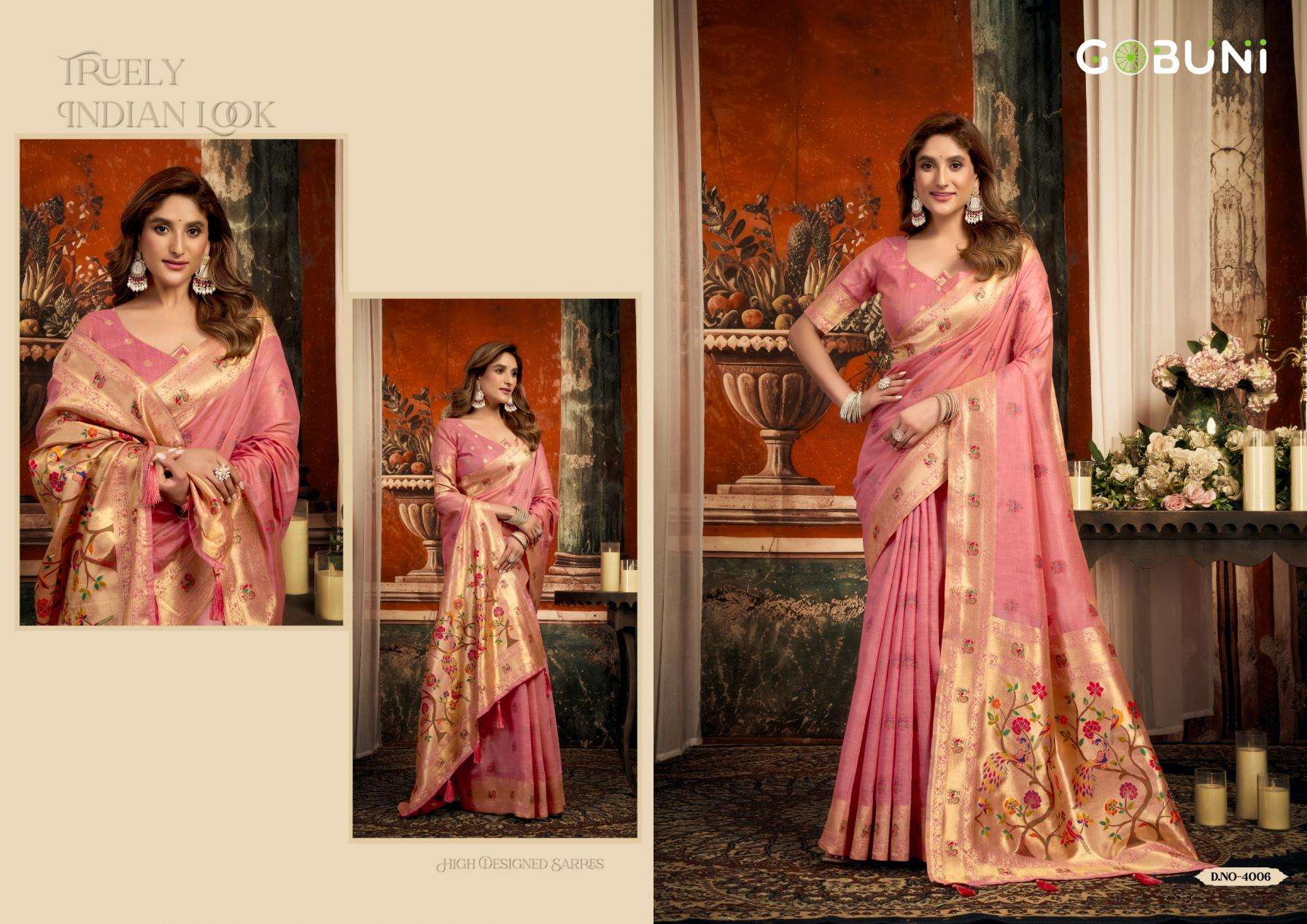 Gobuni Presents Sakshi Fashionable Super Kota Paithani Saree Catalog Wholesaler And Exporteer 