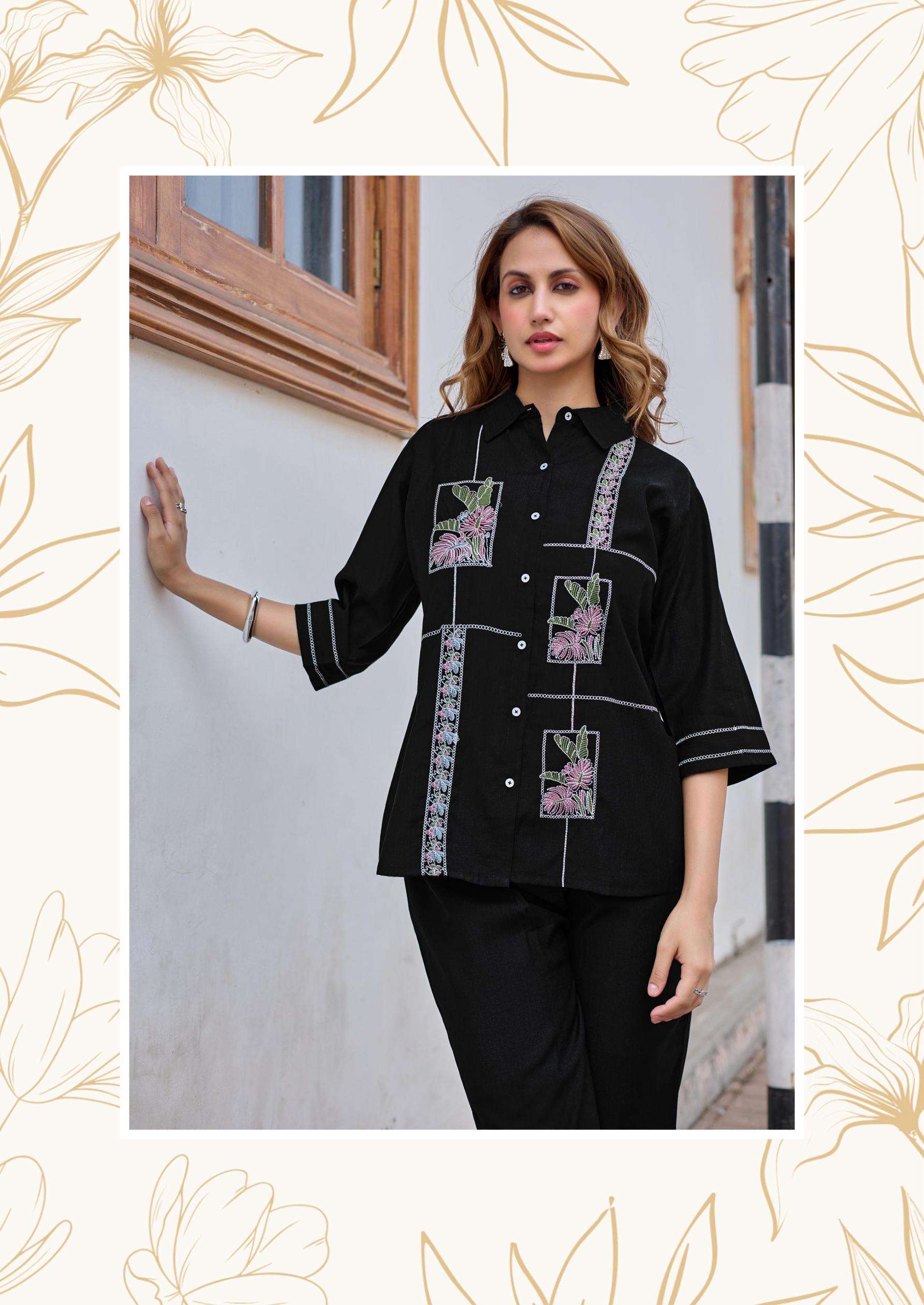 Kadlee Presents Dream Girl Viscose Weaving Readymade Womens Stylish Co-ord Catalog Wholesaler And Exporter In Surat 