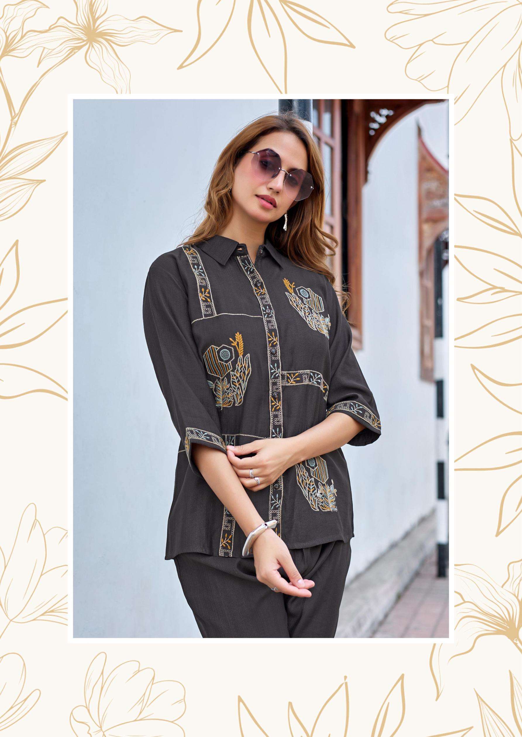 Kadlee Presents Dream Girl Viscose Weaving Readymade Womens Stylish Co-ord Catalog Wholesaler And Exporter In Surat 