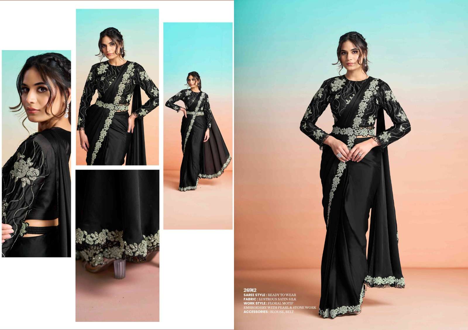 Mahotsav Presents Mohmanthan 26900 It Girl Edit Fancy Crape Silk Exclusive Sarees For Every Occasion Catalog wholesaler and Exporter 