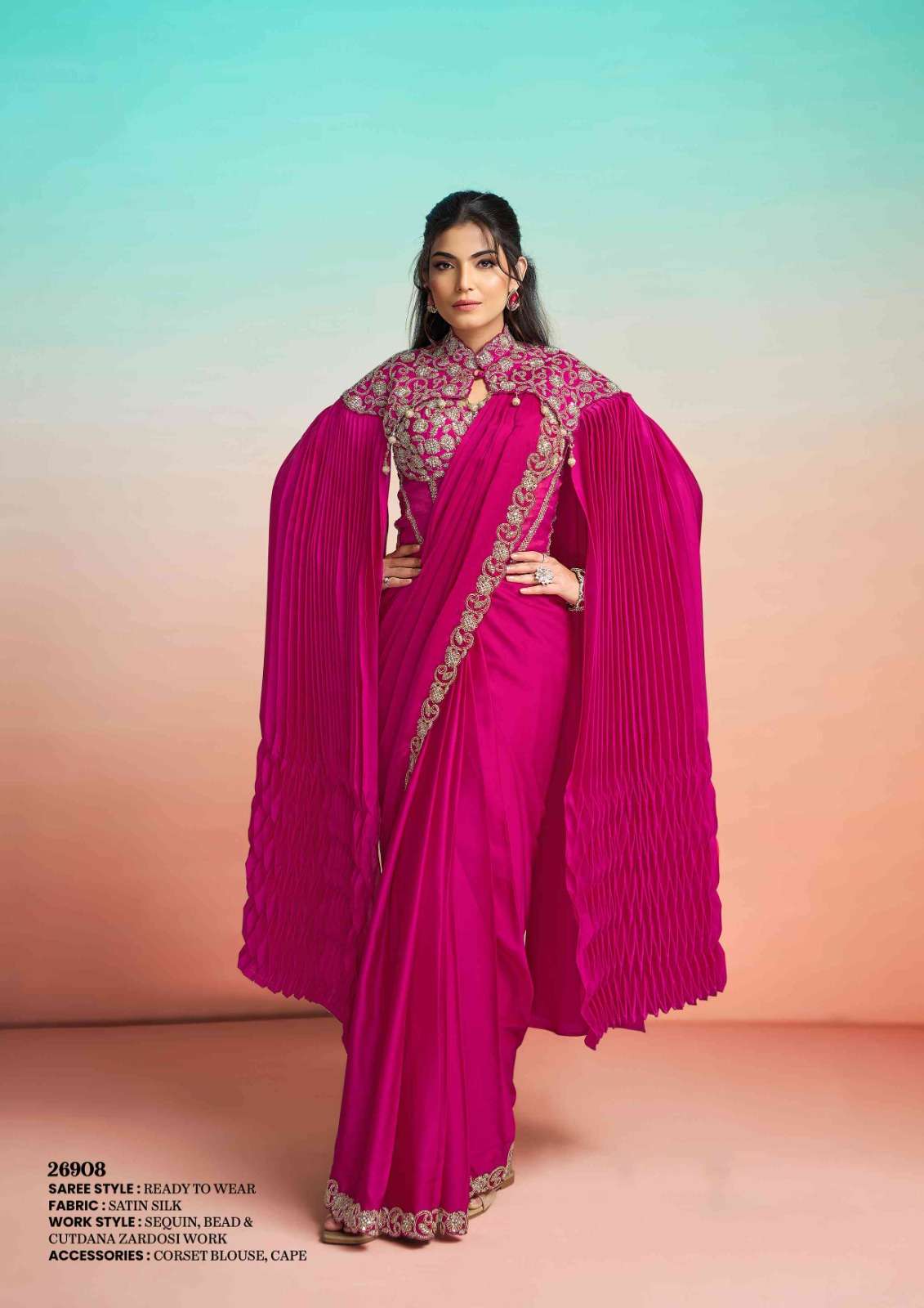 Mahotsav Presents Mohmanthan 26900 It Girl Edit Fancy Crape Silk Exclusive Sarees For Every Occasion Catalog wholesaler and Exporter 