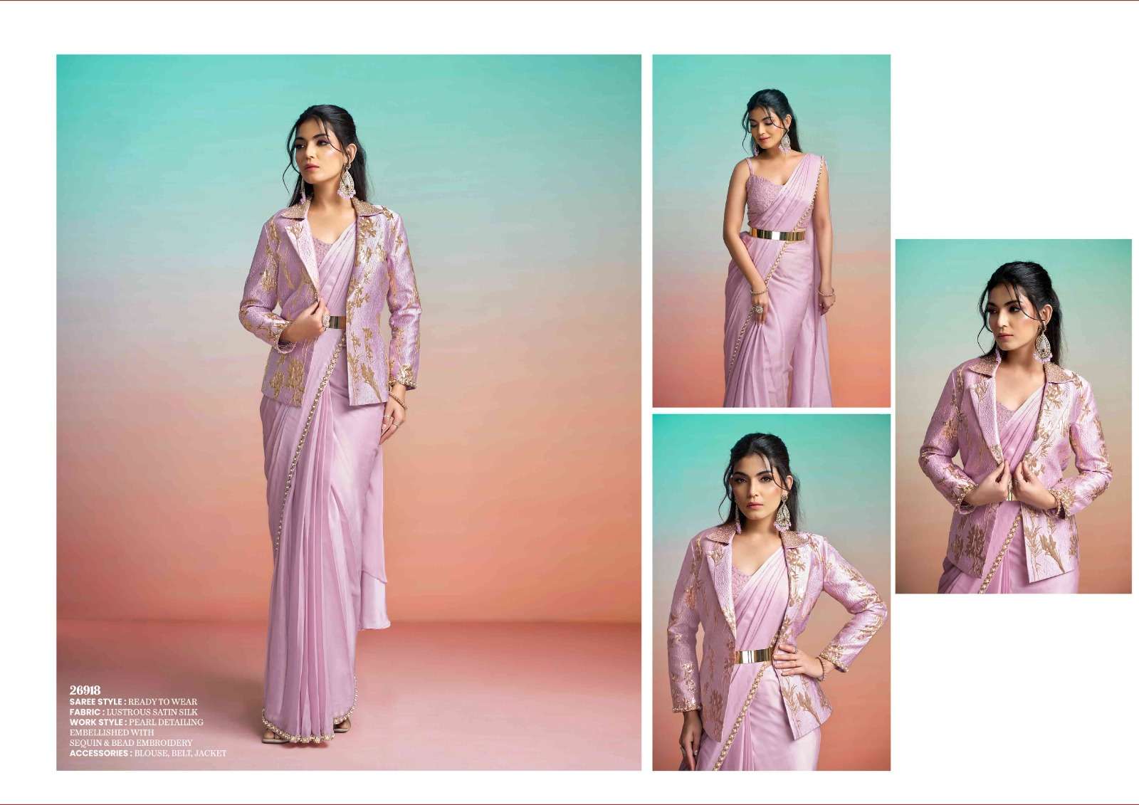 Mahotsav Presents Mohmanthan 26900 It Girl Edit Fancy Crape Silk Exclusive Sarees For Every Occasion Catalog wholesaler and Exporter 