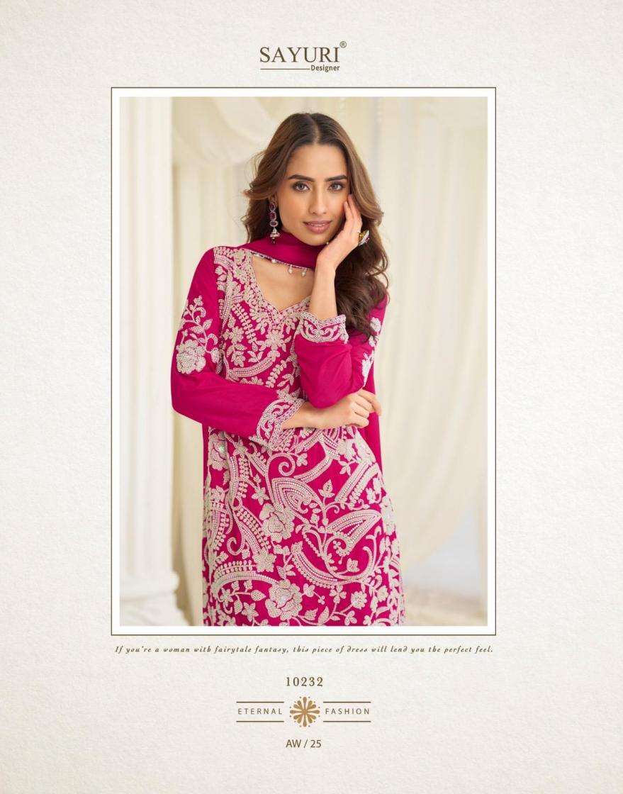 Sayuri Designer Presents Hoor Readymade Fashionale Georgette Plazzo Kurti Dupatta Catalog Wholesaler And Exporter 