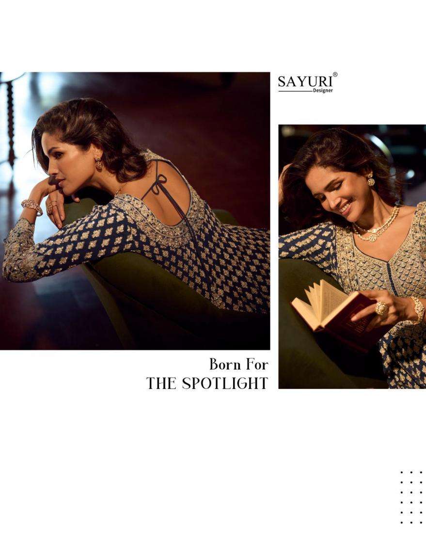 Sayuri Designer Presents Sureena Real Georgette Fully Stitch Skirt Suit With Dupatta Catalog Wholesaler And Exporter 
