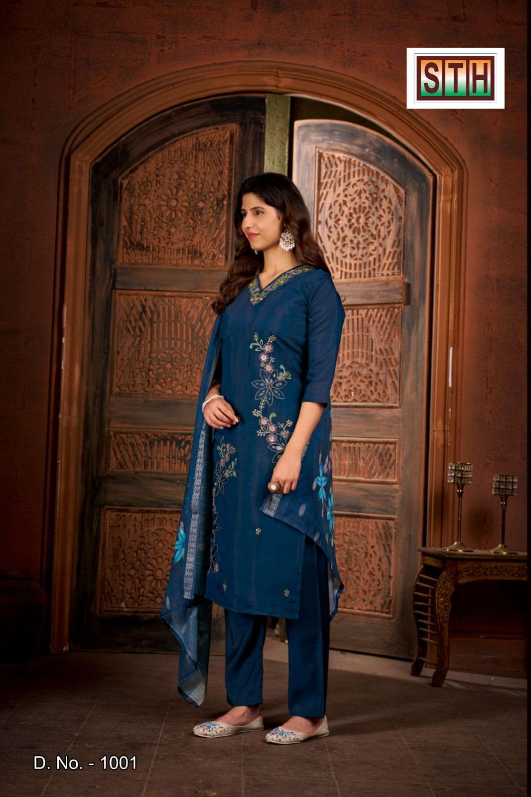 STH PRESENTS KRISHNA VOL-1 DESIGNER FANCY KURTIS CATALOG WHOLESALER AND EXPORTER IN SURAT 