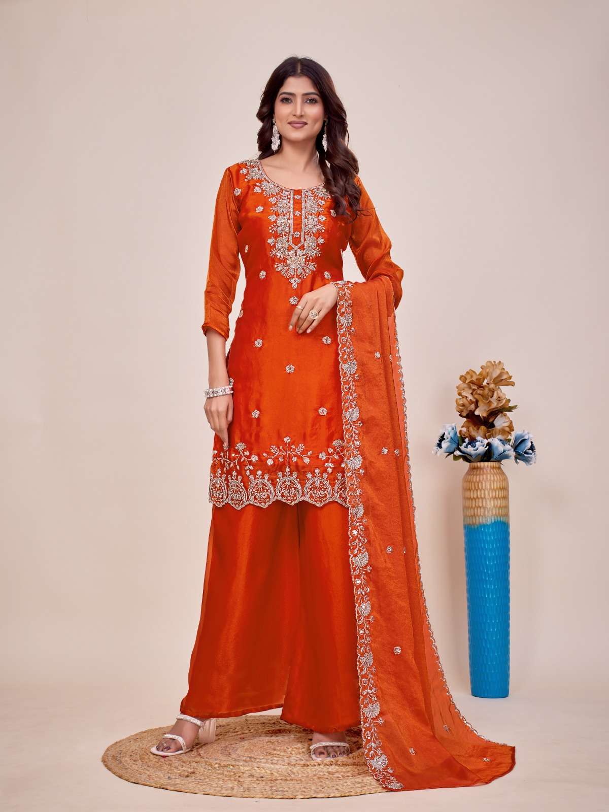 STH PRESENTS KRISHNA VOL-2 DESIGNER FANCY KURTIS PLAZZO CATALOG WHOLESALER AND EXPORTER IN SURAT 