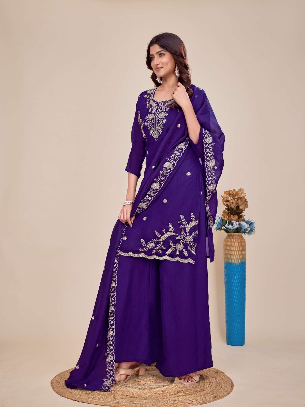 STH PRESENTS KRISHNA VOL-2 DESIGNER FANCY KURTIS PLAZZO CATALOG WHOLESALER AND EXPORTER IN SURAT 