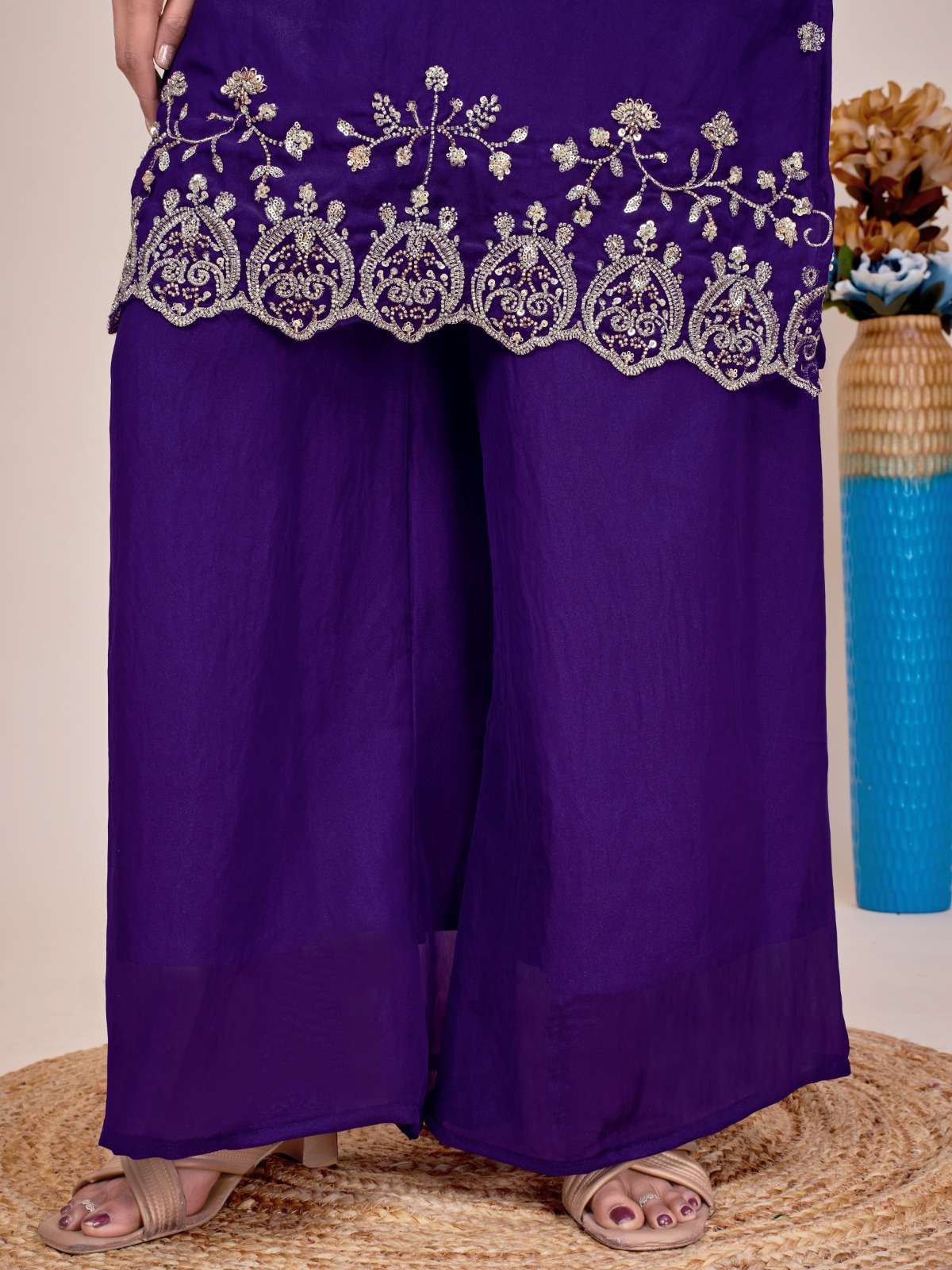 STH PRESENTS KRISHNA VOL-2 DESIGNER FANCY KURTIS PLAZZO CATALOG WHOLESALER AND EXPORTER IN SURAT 