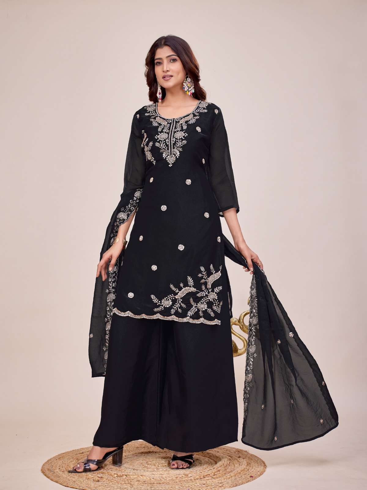 STH PRESENTS KRISHNA VOL-2 DESIGNER FANCY KURTIS PLAZZO CATALOG WHOLESALER AND EXPORTER IN SURAT 