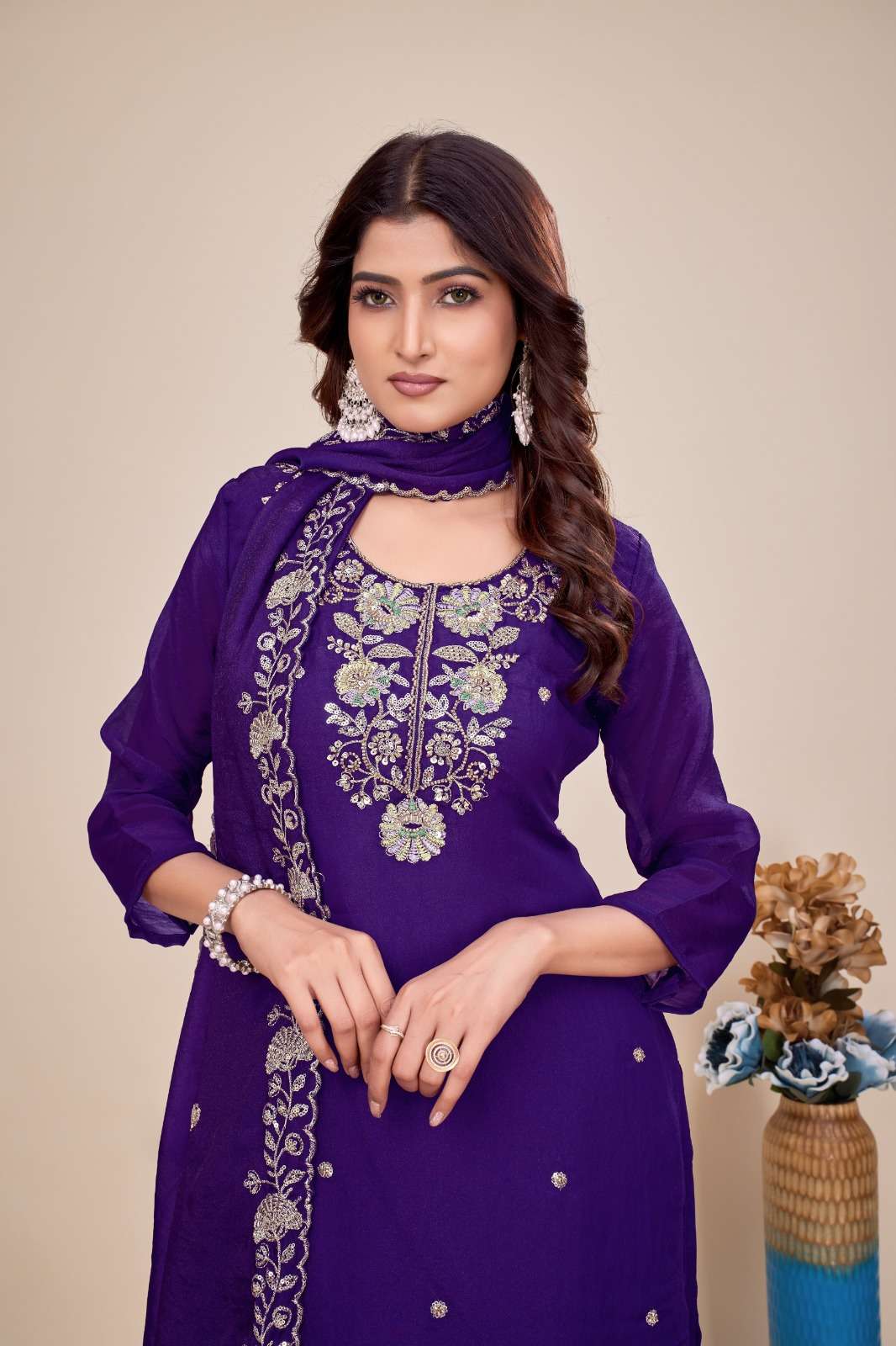 STH PRESENTS KRISHNA VOL-2 DESIGNER FANCY KURTIS PLAZZO CATALOG WHOLESALER AND EXPORTER IN SURAT 